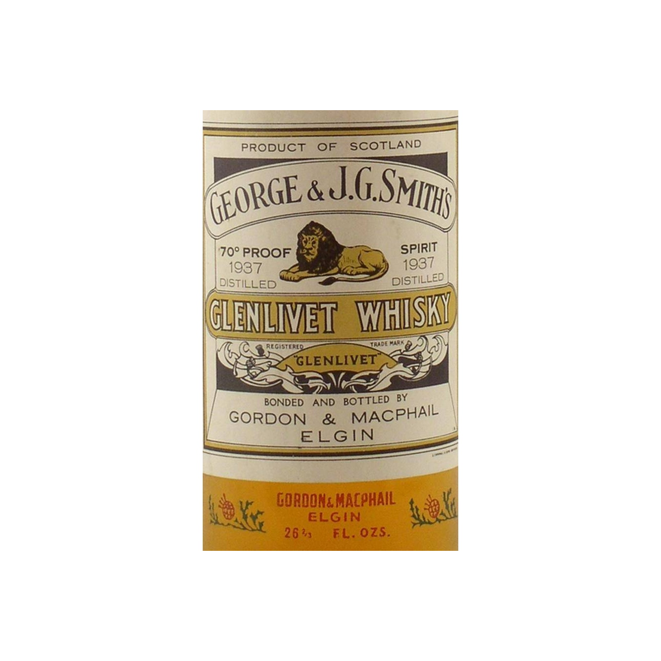Gordon & MacPhail 1937 Single Malt Whisky