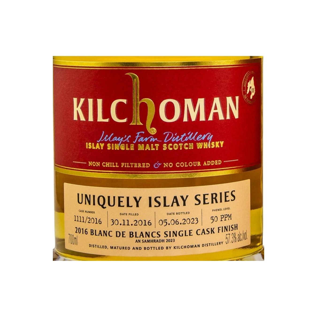Kilchoman 2016 Single Malt Whisky 3
