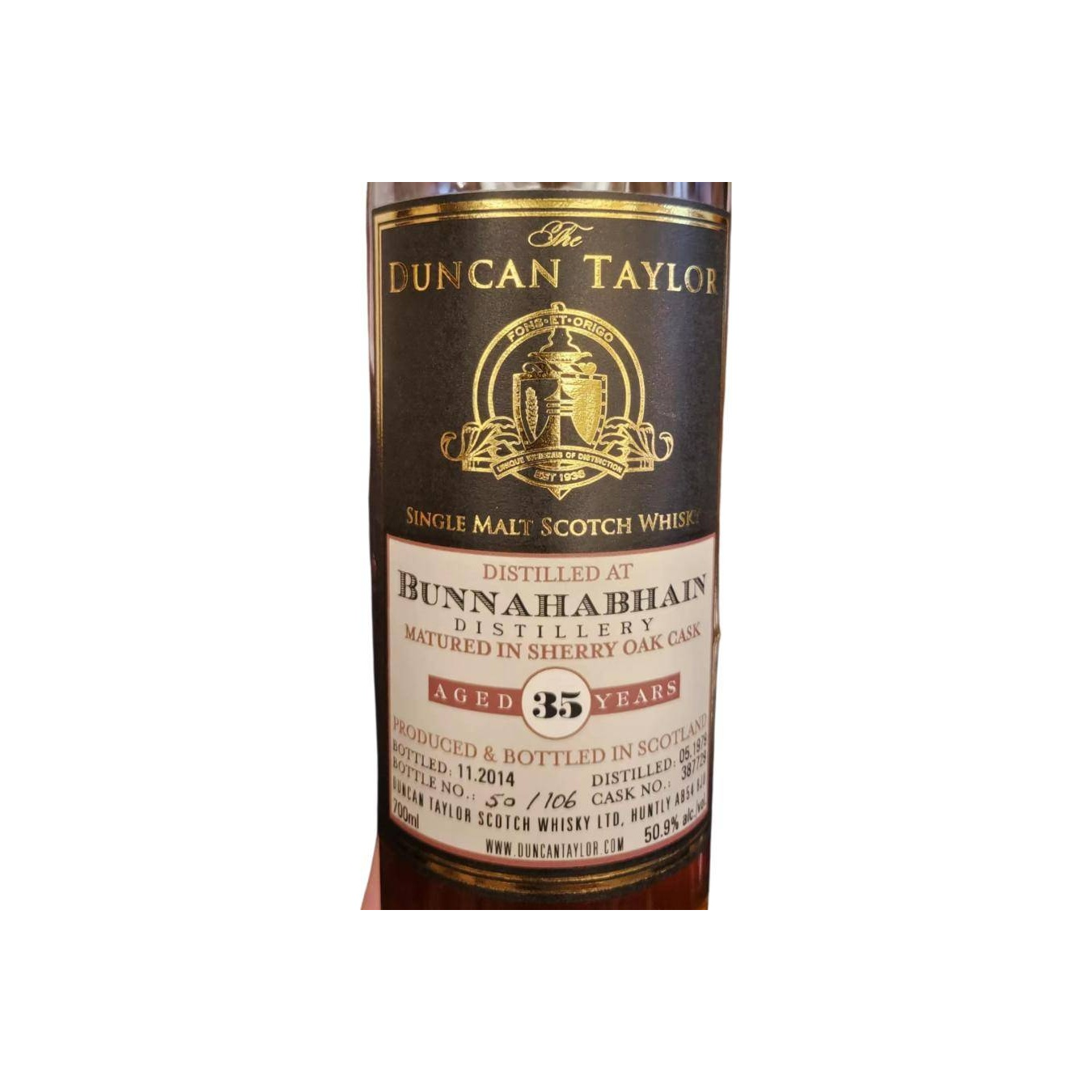 Bunnahabhain 1979 DT