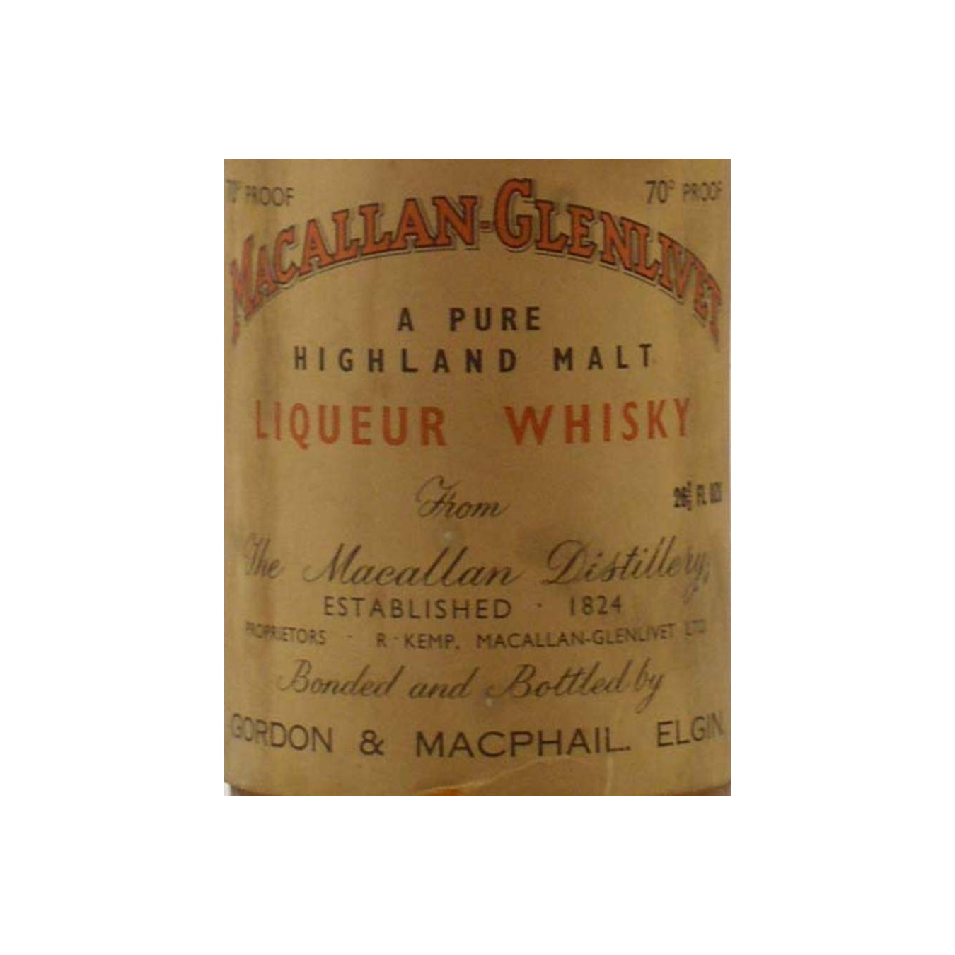 Gordon & MacPhail 1937 Single Malt Whisky