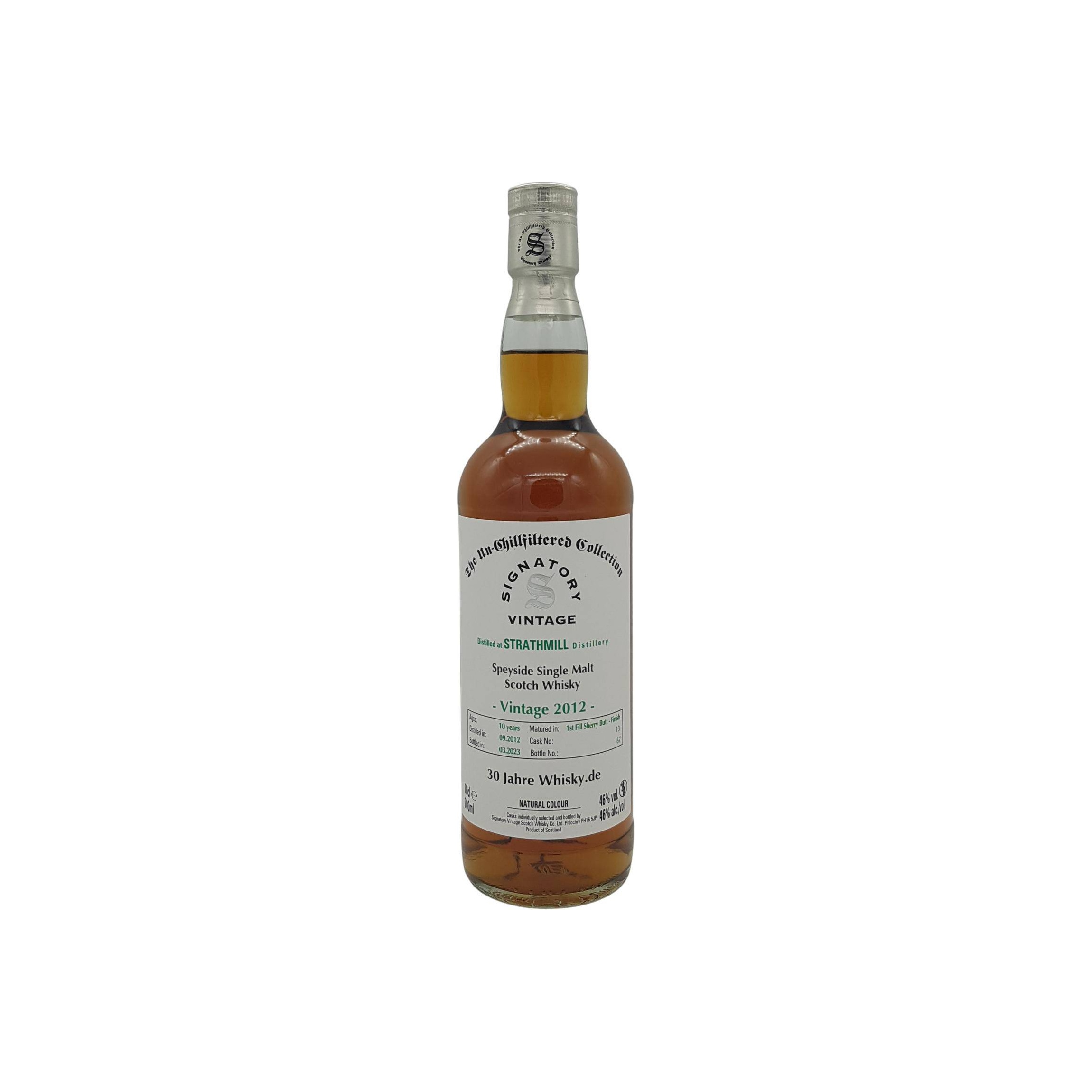 Signatory Vintage The Un-Chillfiltered Collection 2012 10 Years Single Malt Whisky