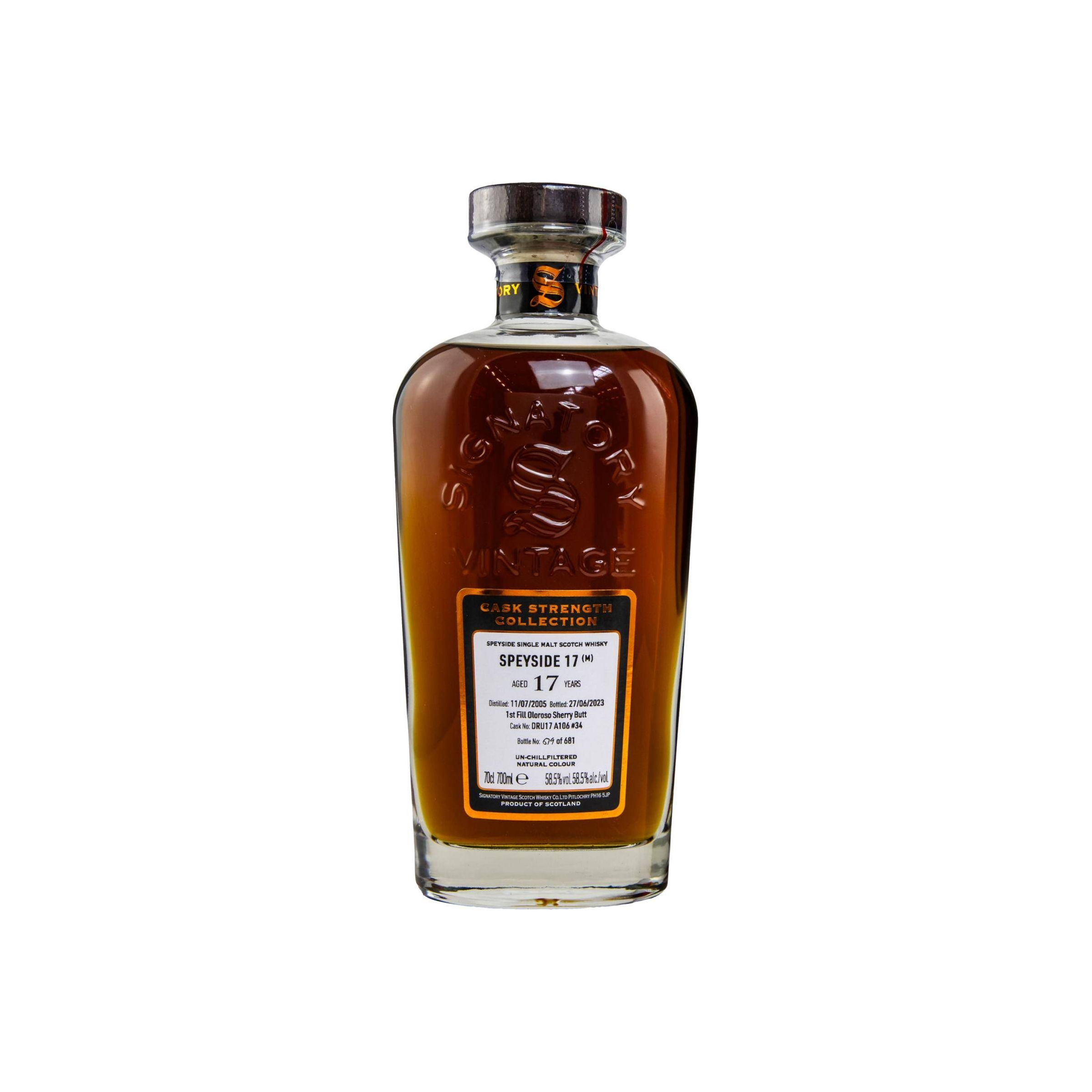 Signatory Vintage Cask Strength Collection 2005 17 Years Single Malt Whisky