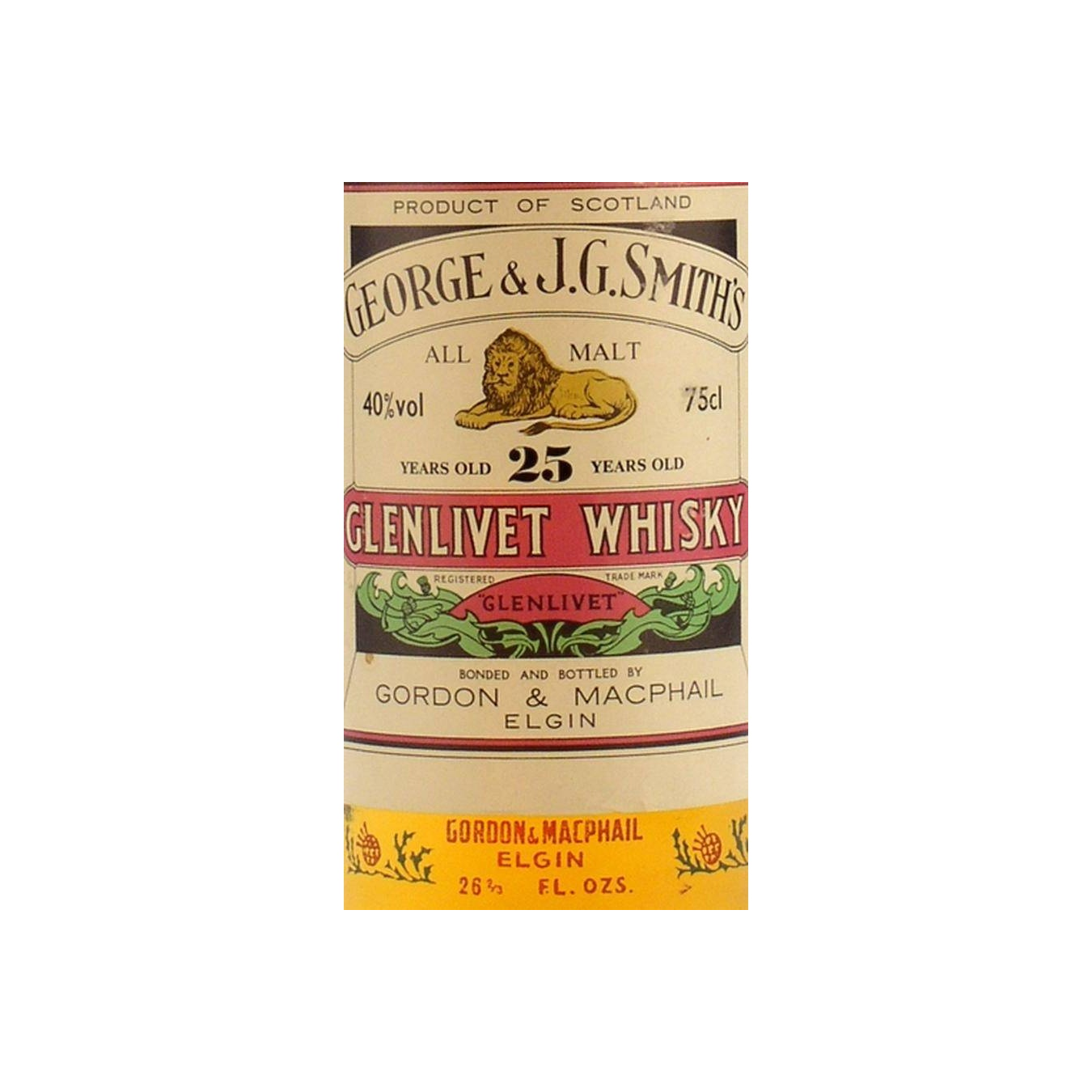 Gordon & MacPhail 25 Years Single Malt Whisky