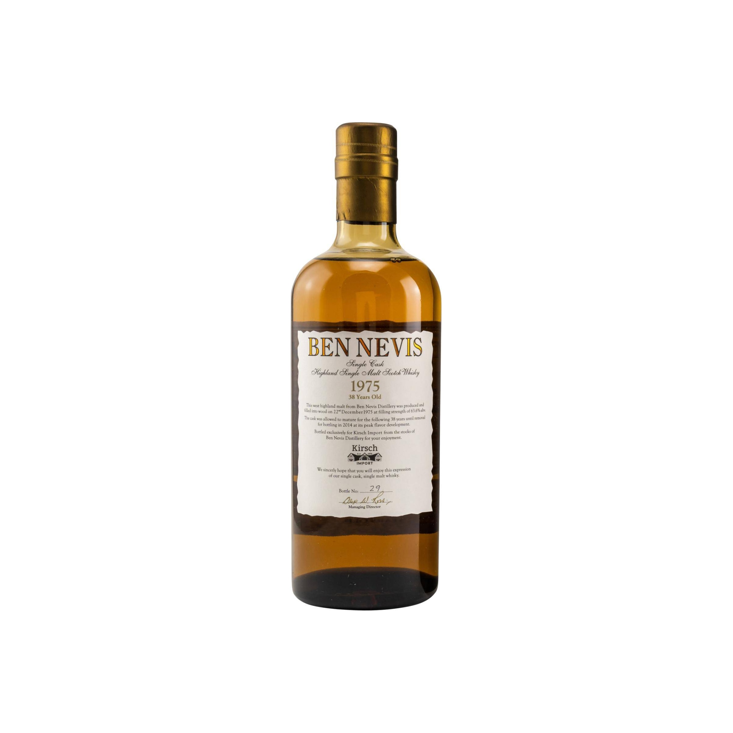 Ben Nevis 1975 38 Years Single Malt Whisky 2