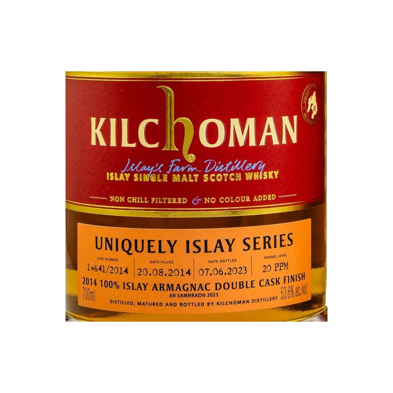Kilchoman 2014 8 Years Single Malt Whisky 3