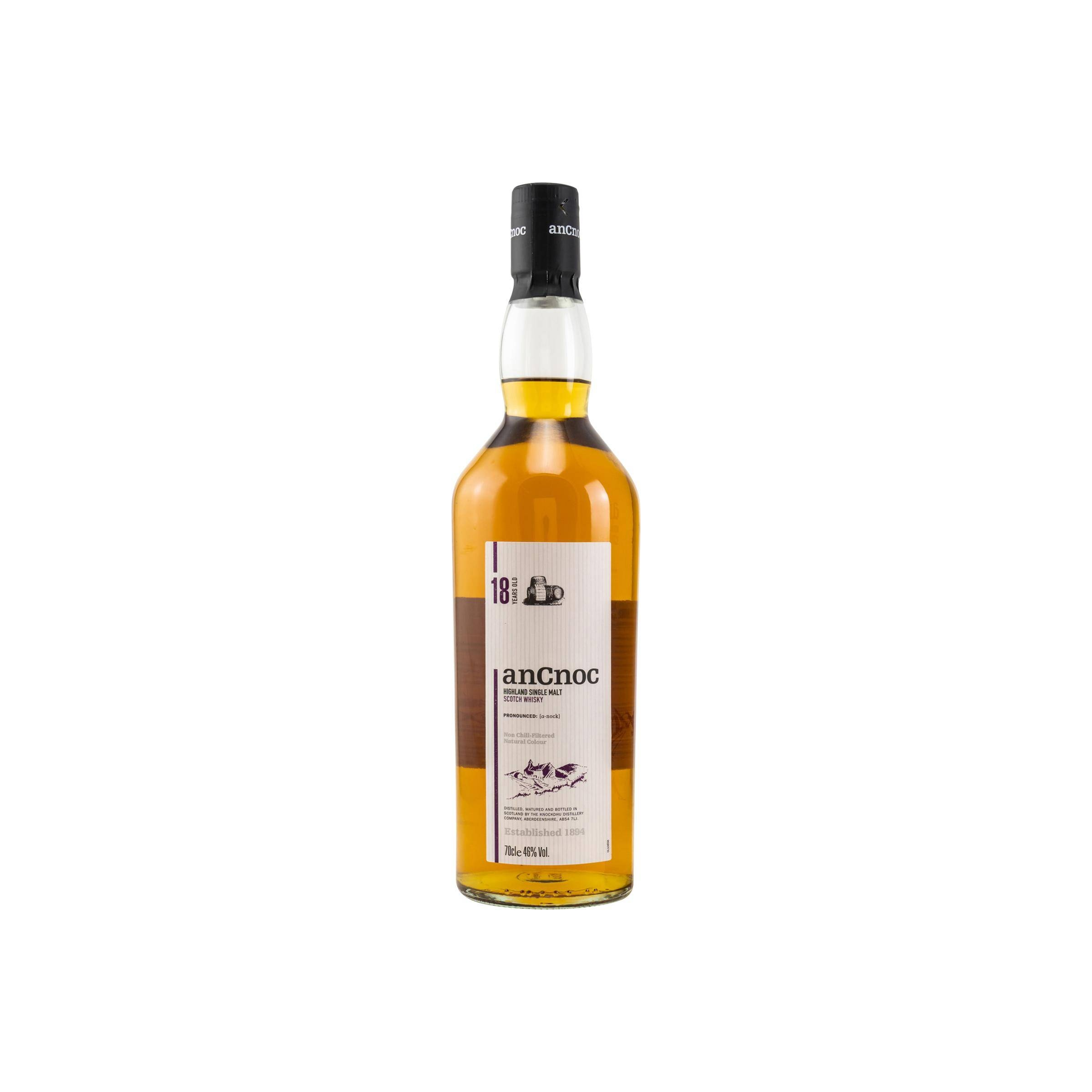 An Cnoc 18 Years Single Malt Whisky