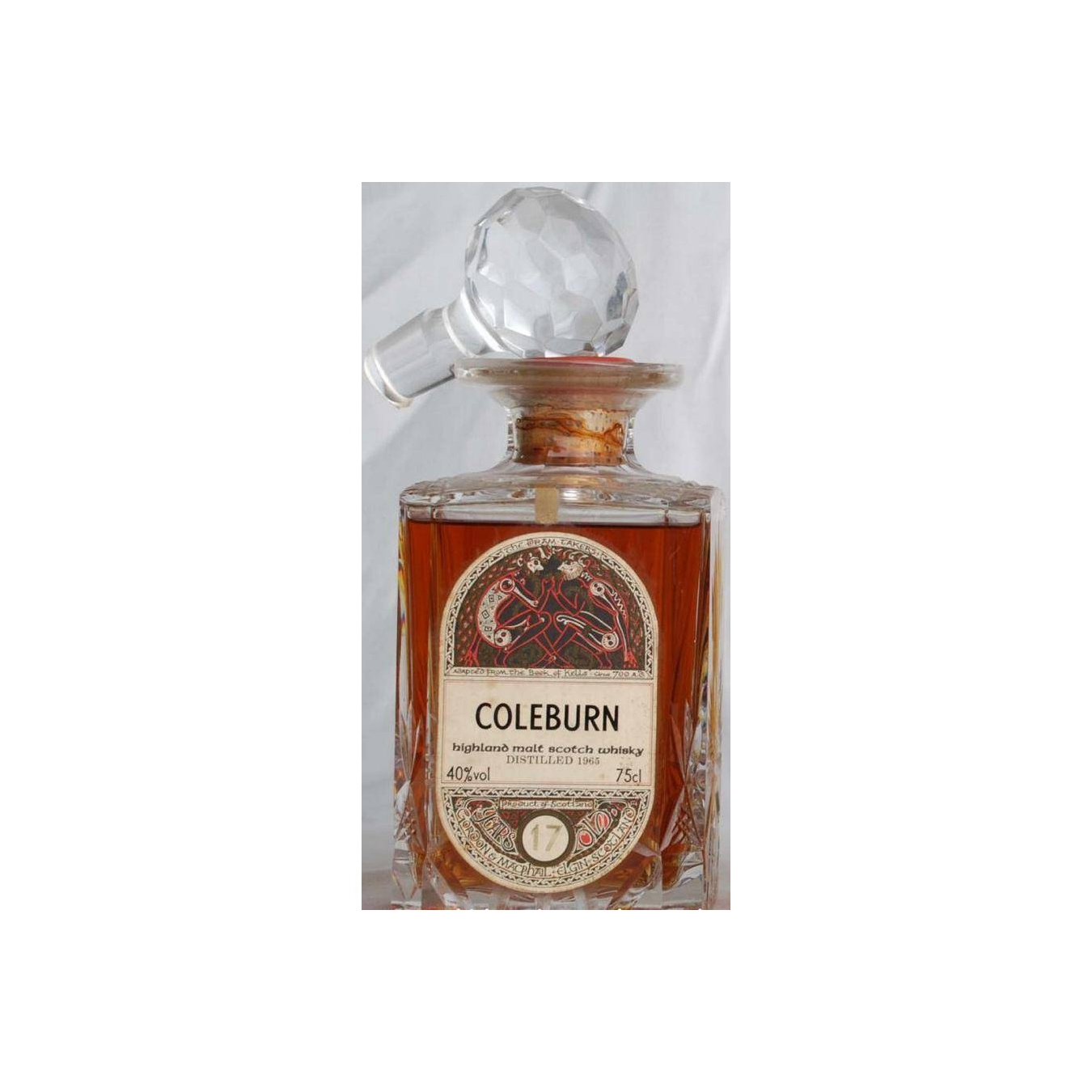 Gordon & MacPhail 1965 17 Years Single Malt Whisky