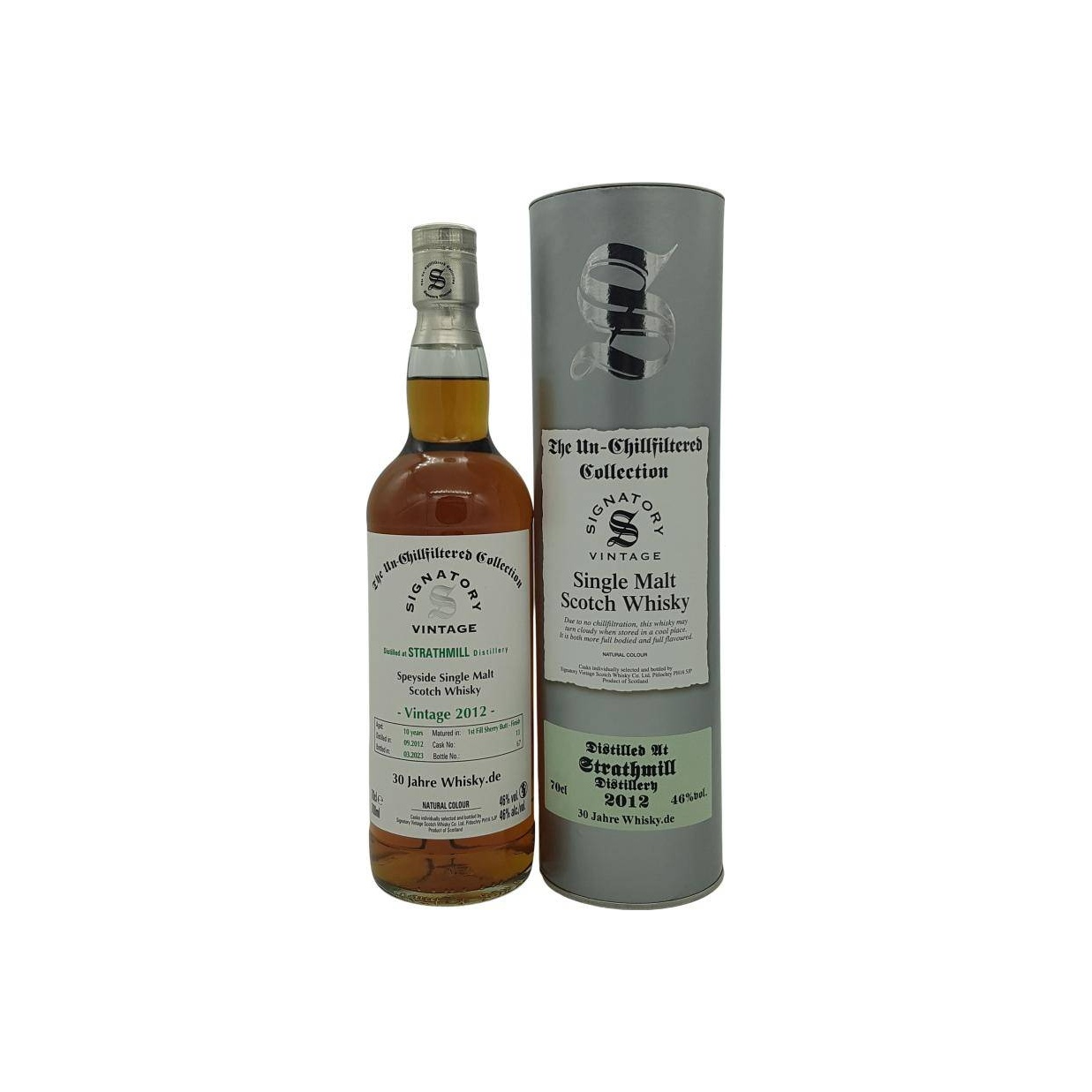 Signatory Vintage The Un-Chillfiltered Collection 2012 10 Years Single Malt Whisky 2
