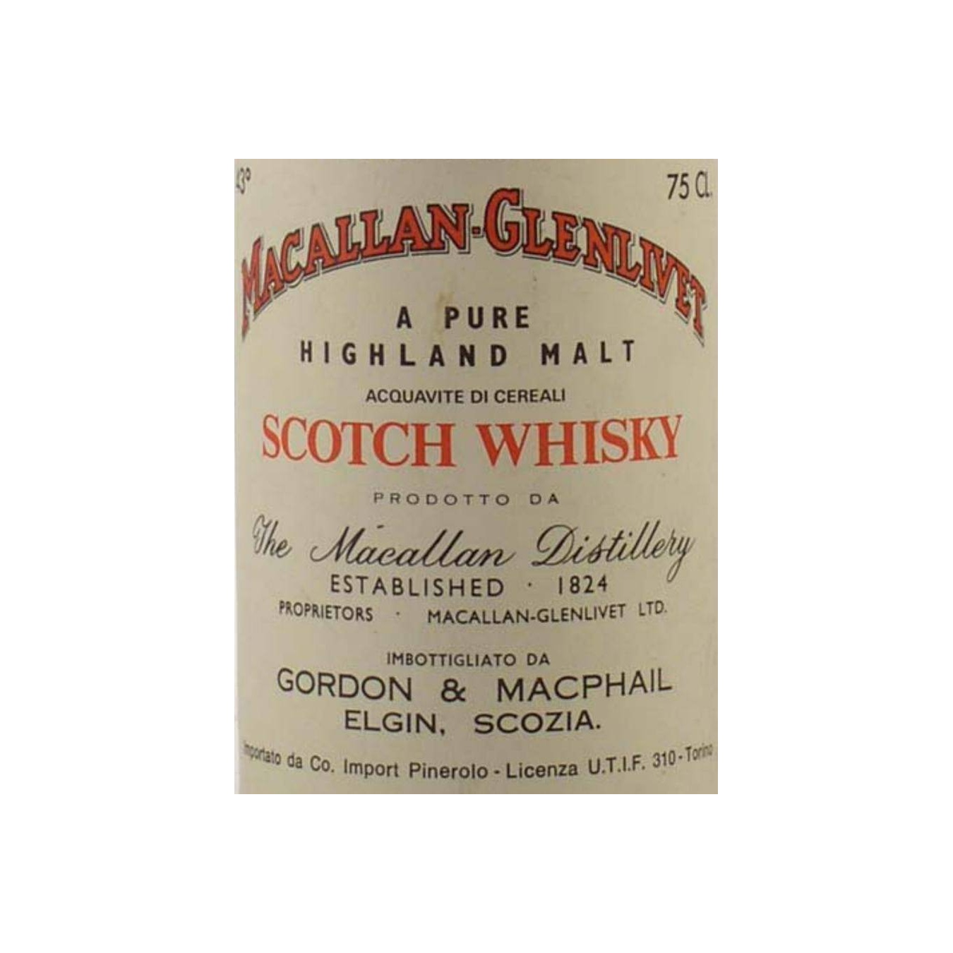 Gordon & MacPhail 1954 Single Malt Whisky