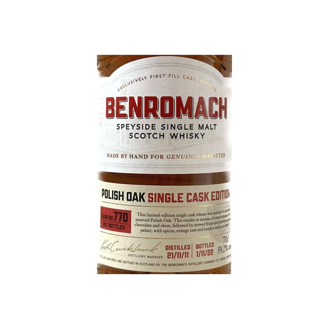 Benromach 2011 11 Years Single Malt Whisky 2
