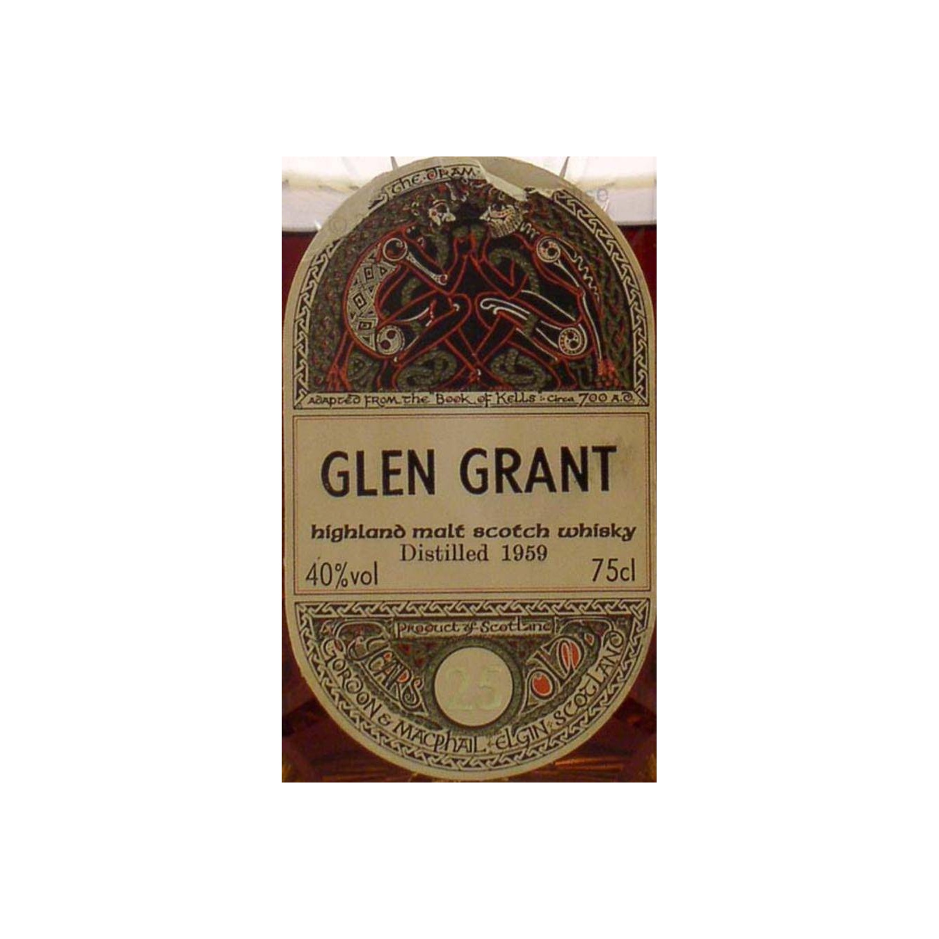 Gordon & MacPhail 1959 25 Years Single Malt Whisky