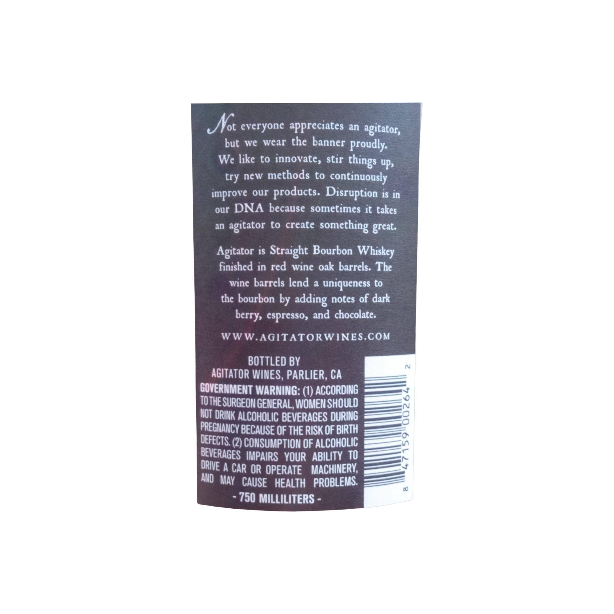 Agitator (US) Kentucky Straight Bourbon Whiskey 3