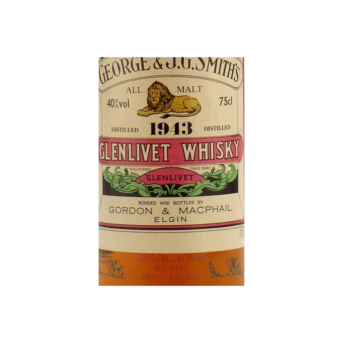 Gordon & MacPhail 1943 Single Malt Whisky