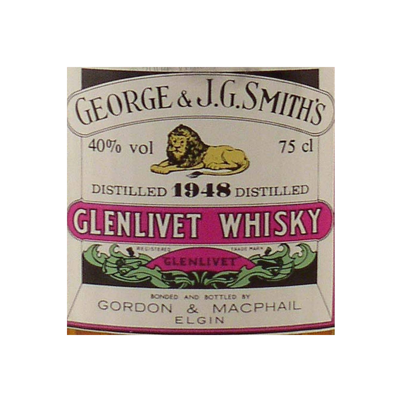 Gordon & MacPhail 1948 40 Years Single Malt Whisky