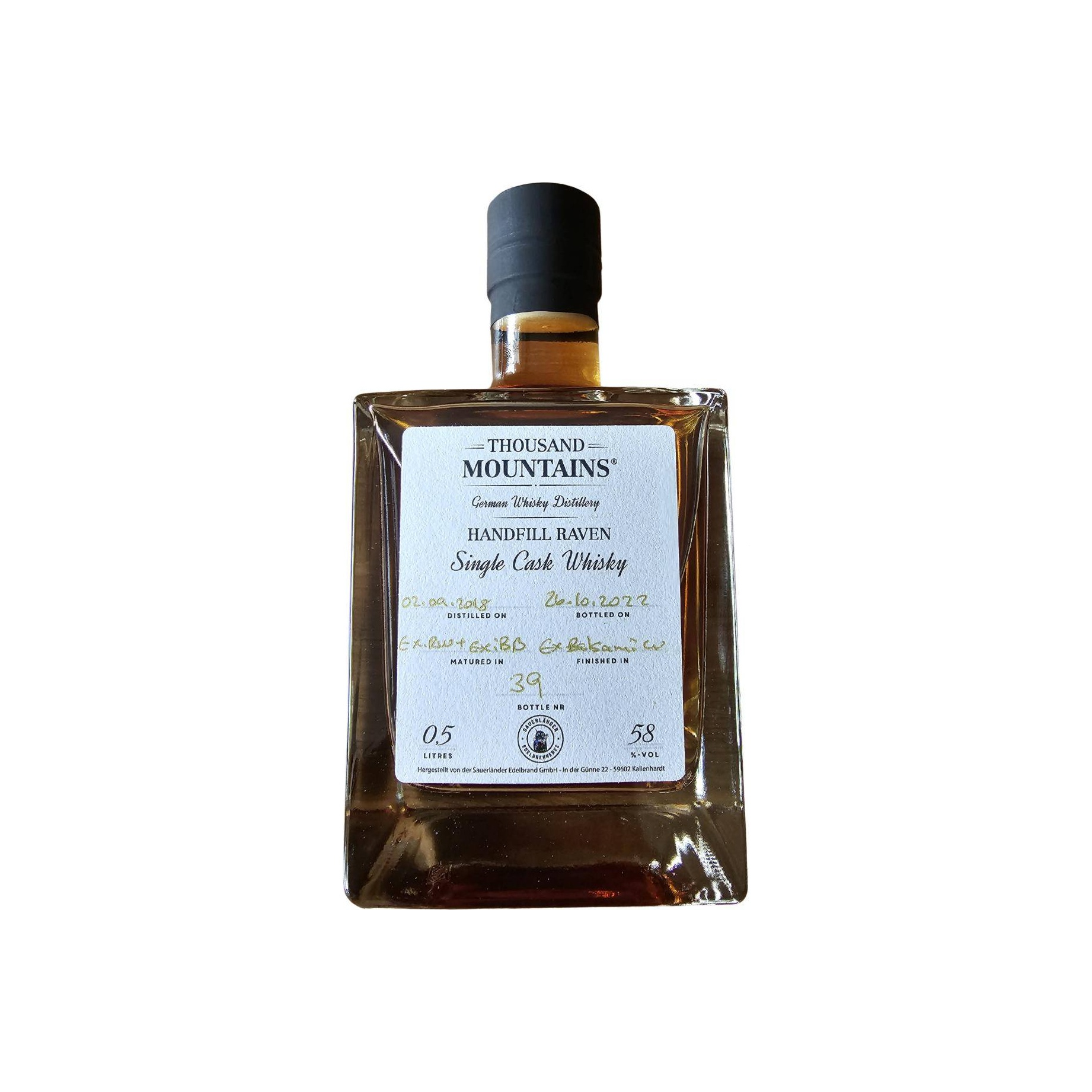 Thousand Mountains 2018 Single Malt Whisky