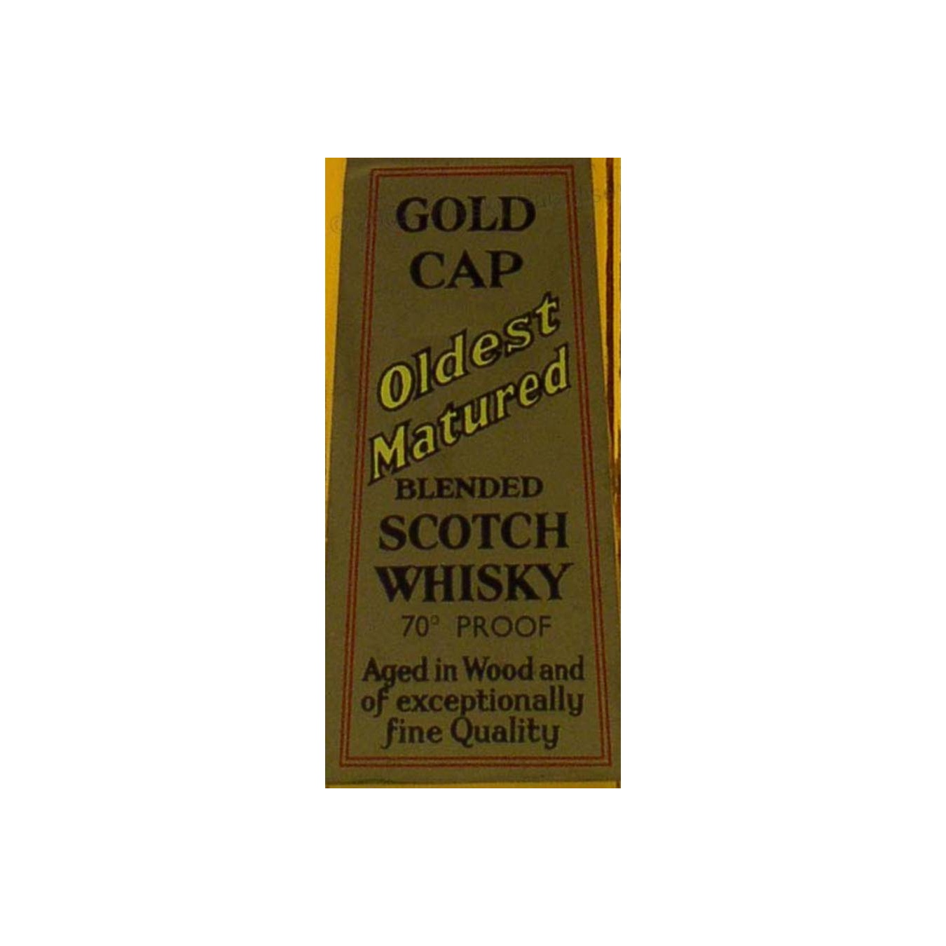 John Begg Gold Cap