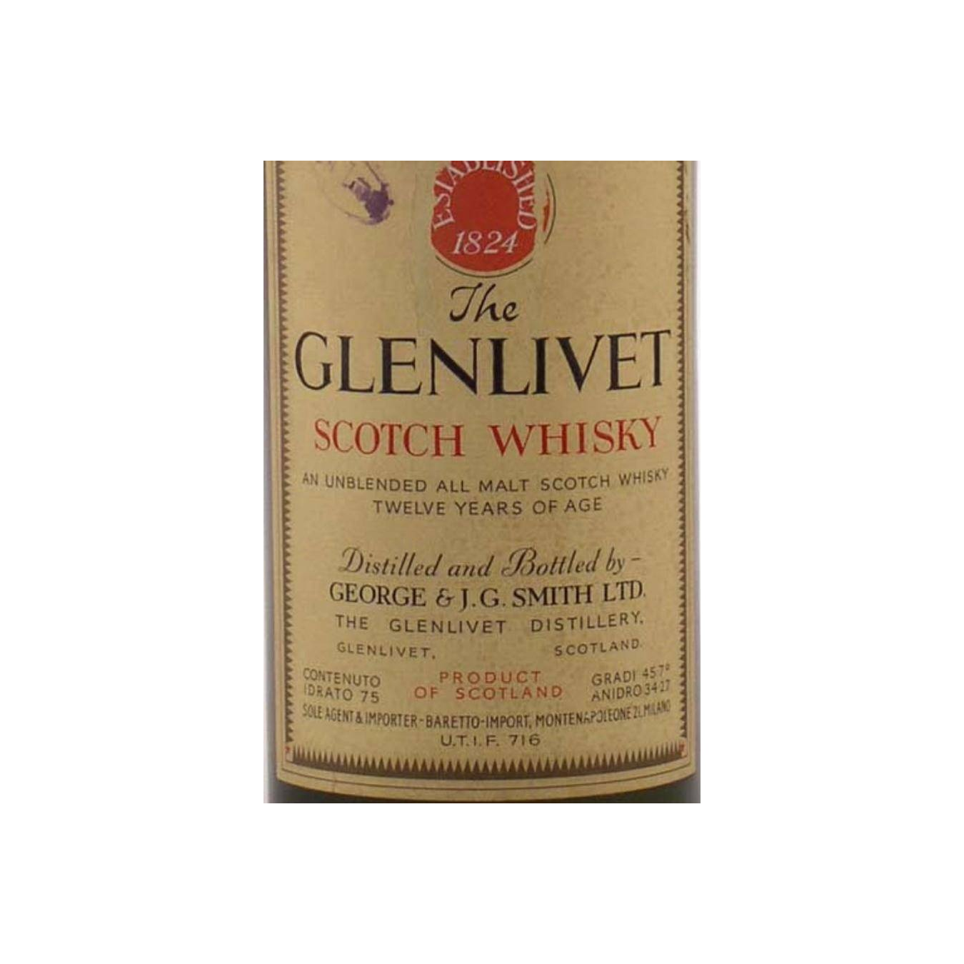 The Glenlivet 12 Years Single Malt Whisky
