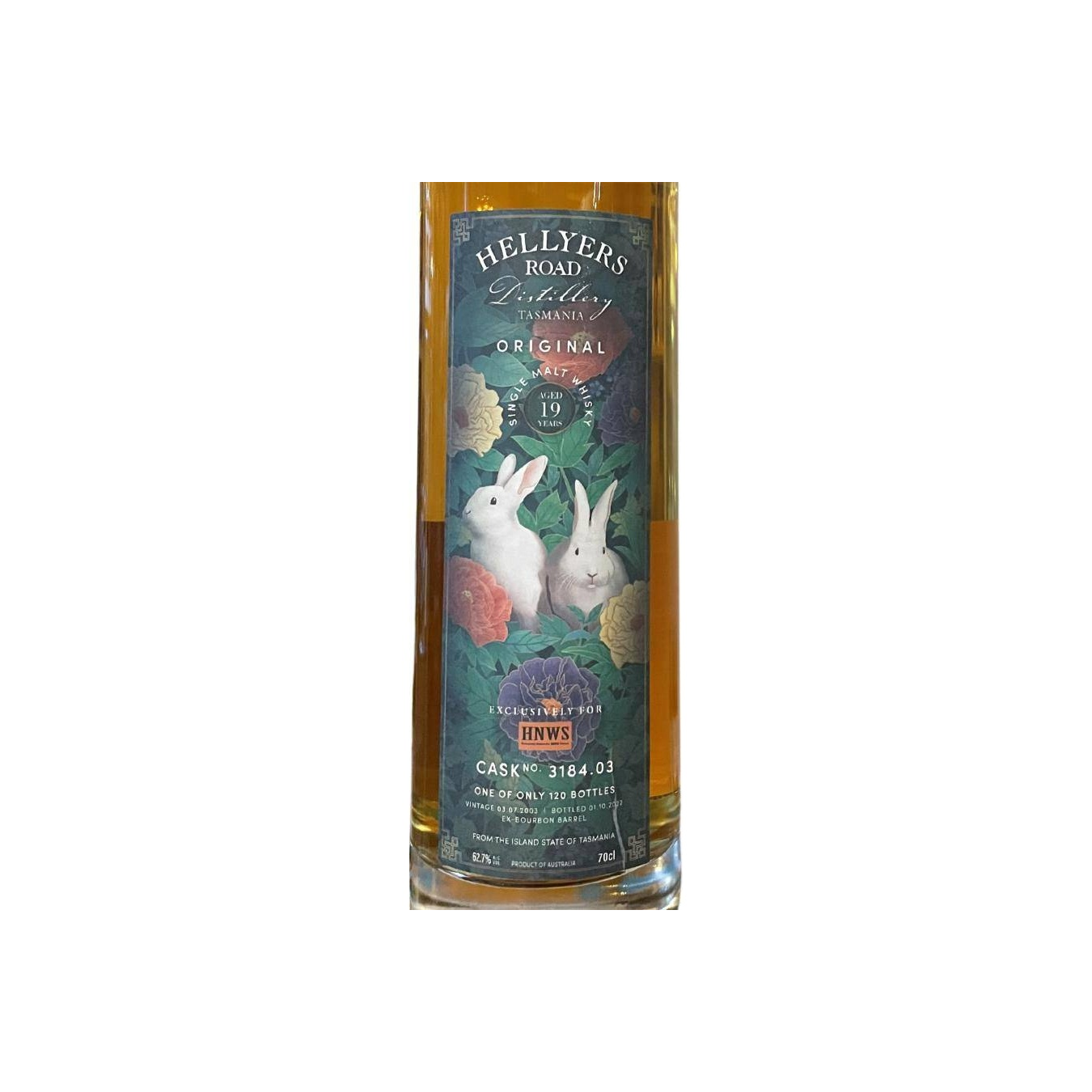 Hellyers Road 2003 19 Years Single Malt Whisky