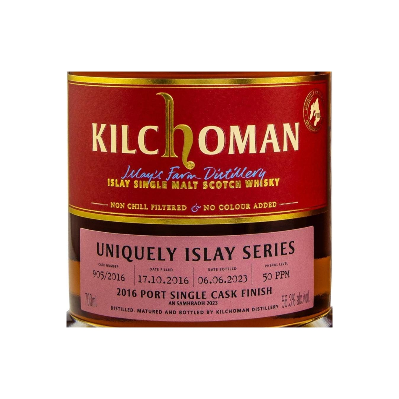 Kilchoman 2016 Single Malt Whisky 3