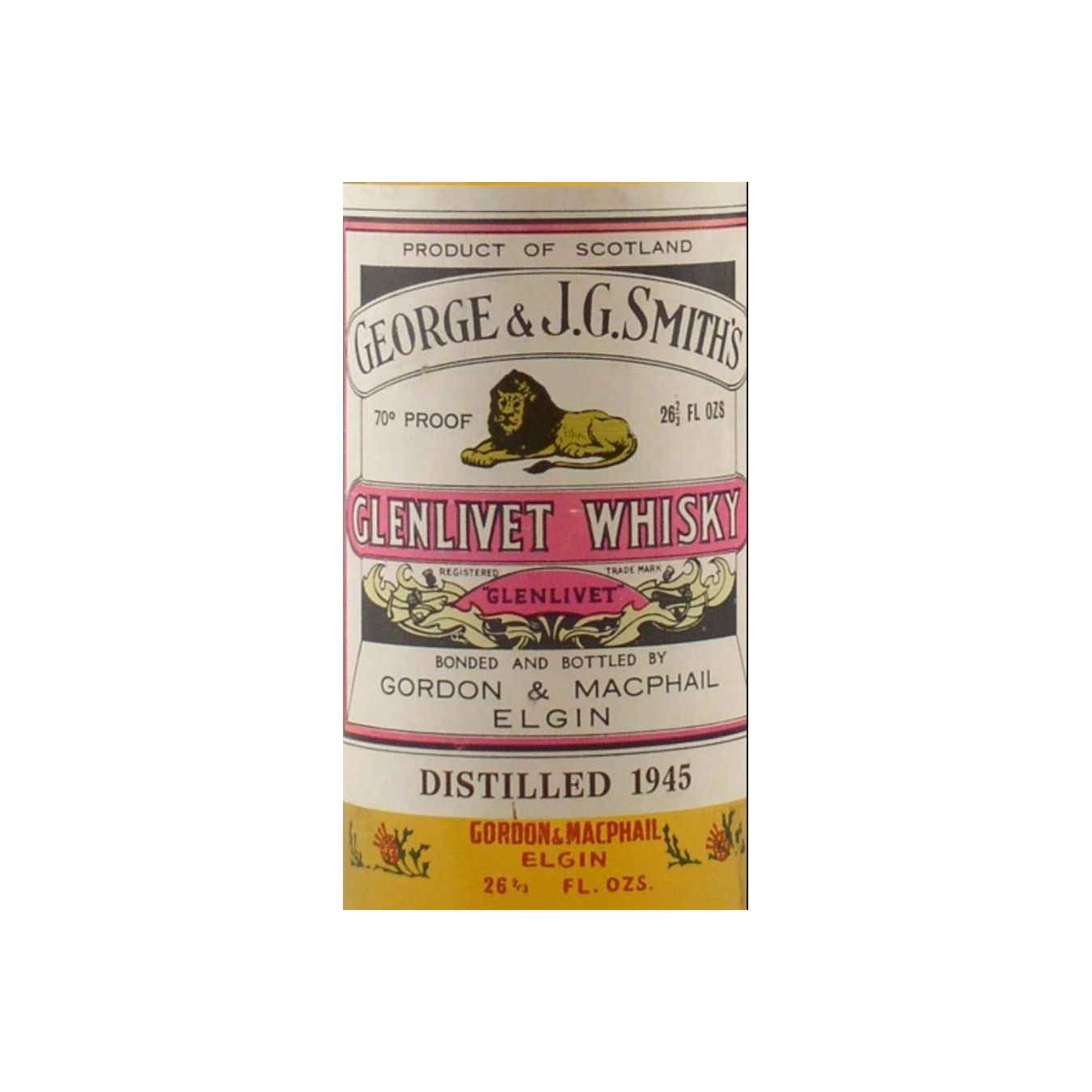 Gordon & MacPhail 1945 Single Malt Whisky