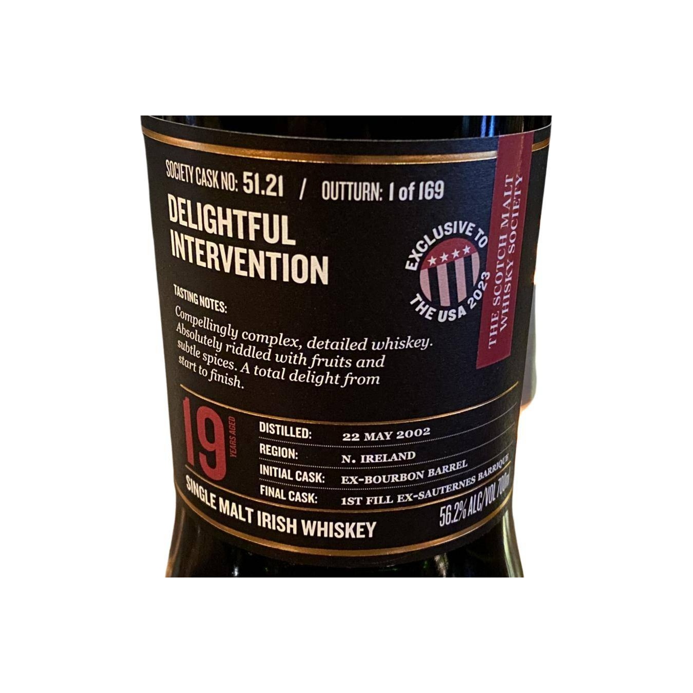 The Scotch Malt Whisky Society 2002 19 Years Single Malt Whisky