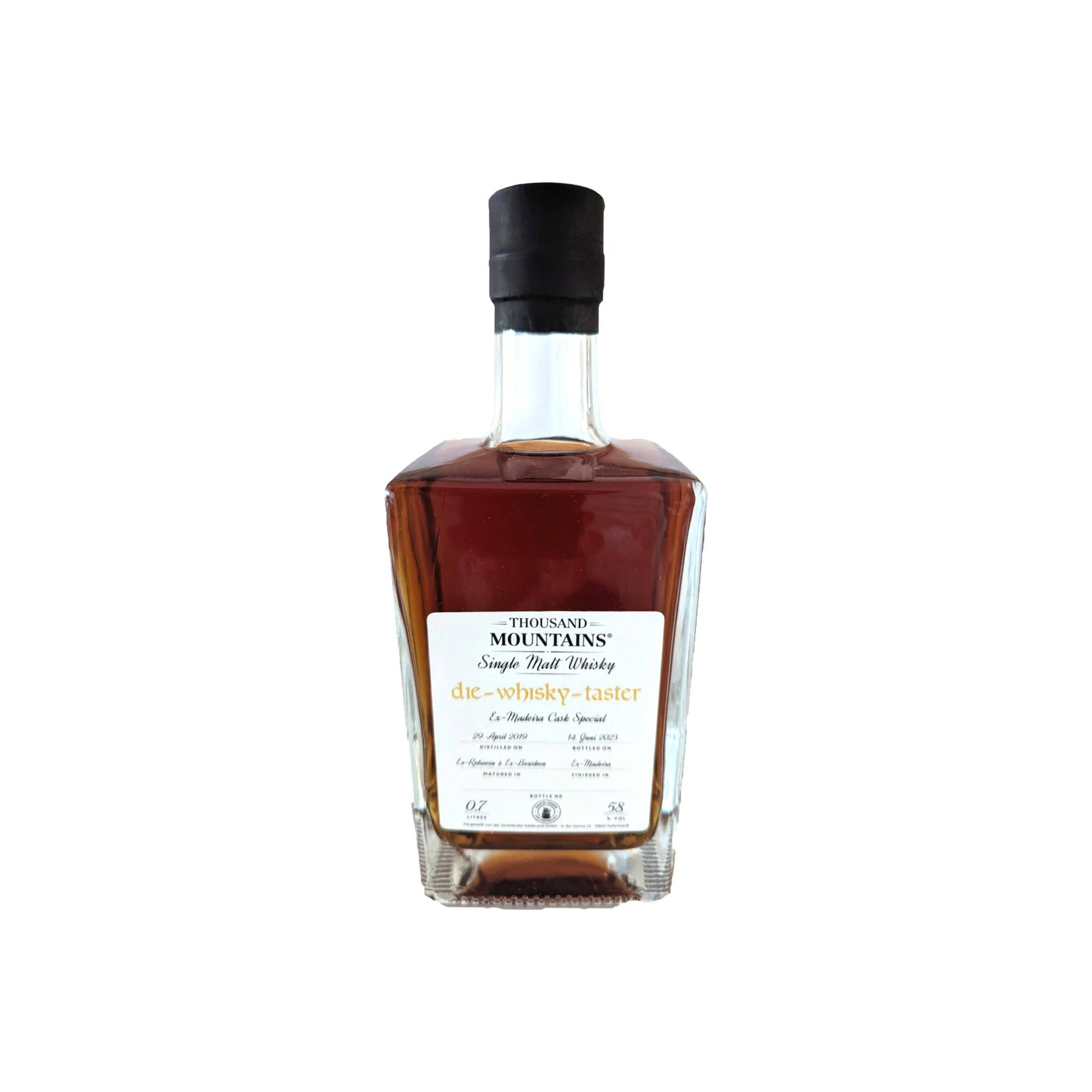 Thousand Mountains 2019 4 Years Single Malt Whisky