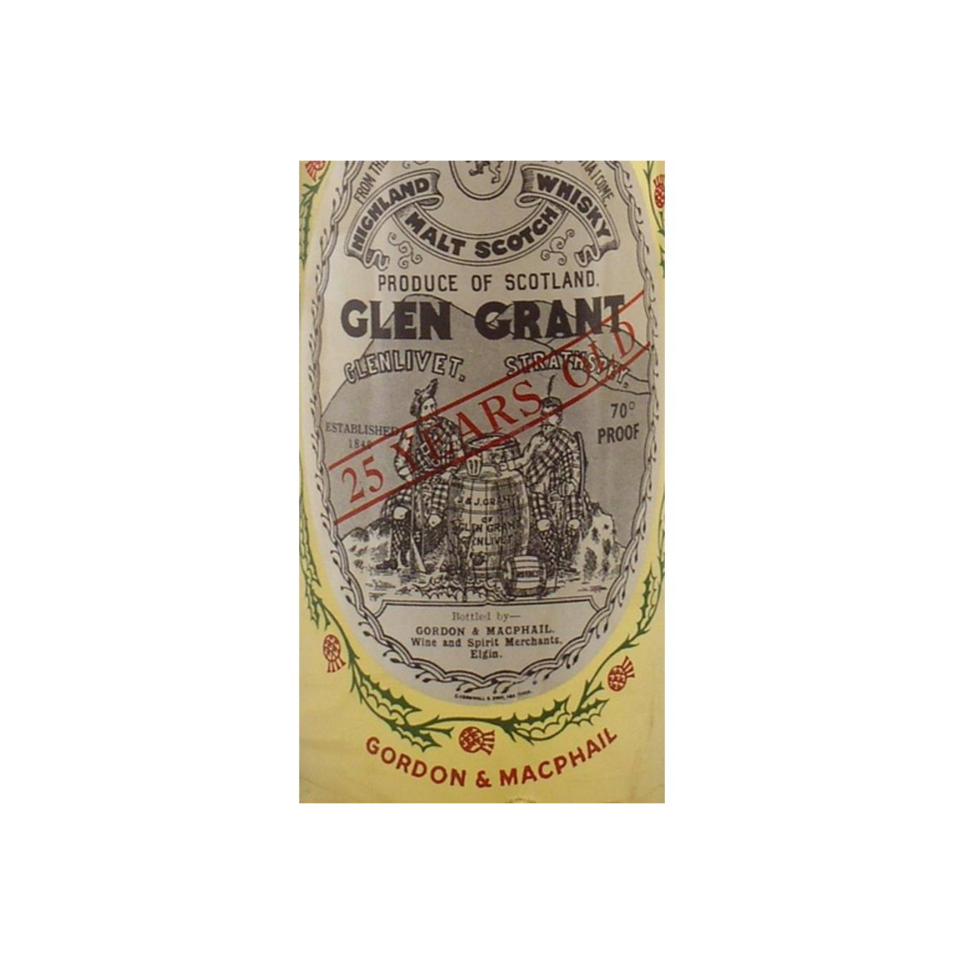 Glen Grant Licensed Bottling 25 Years Single Malt Whisky