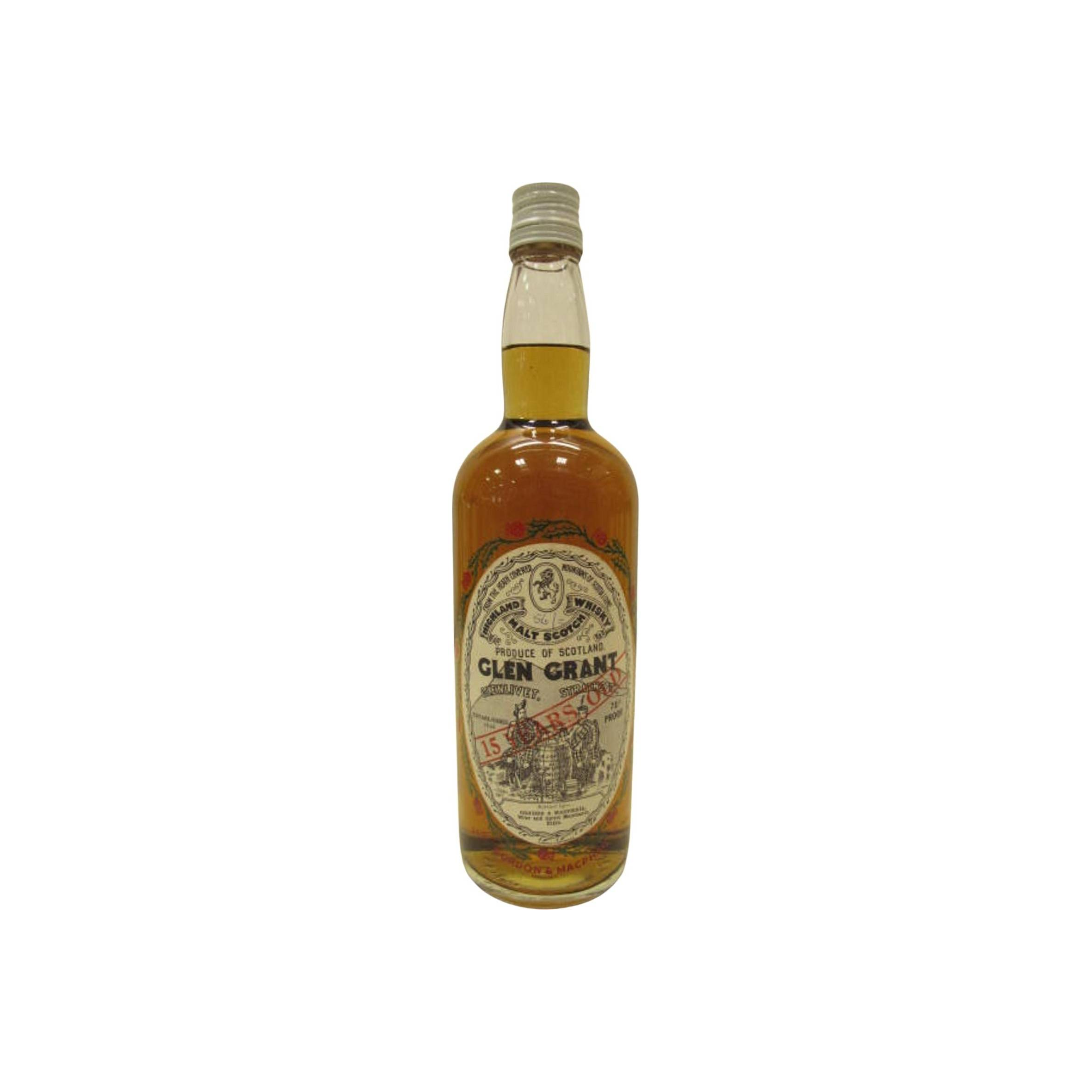 Glen Grant Licensed Bottling 15 Years Single Malt Whisky