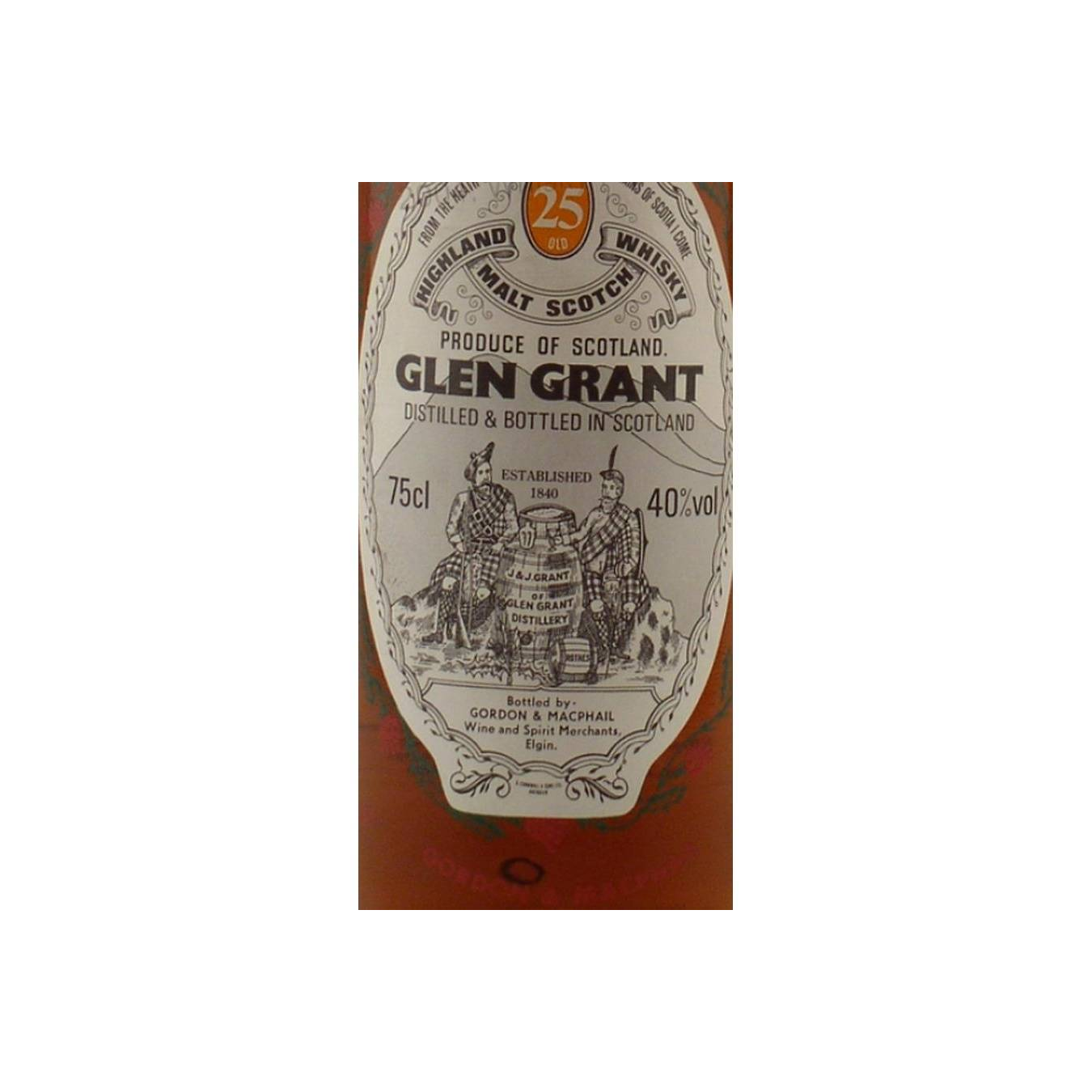 Glen Grant Licensed Bottling 25 Years Single Malt Whisky
