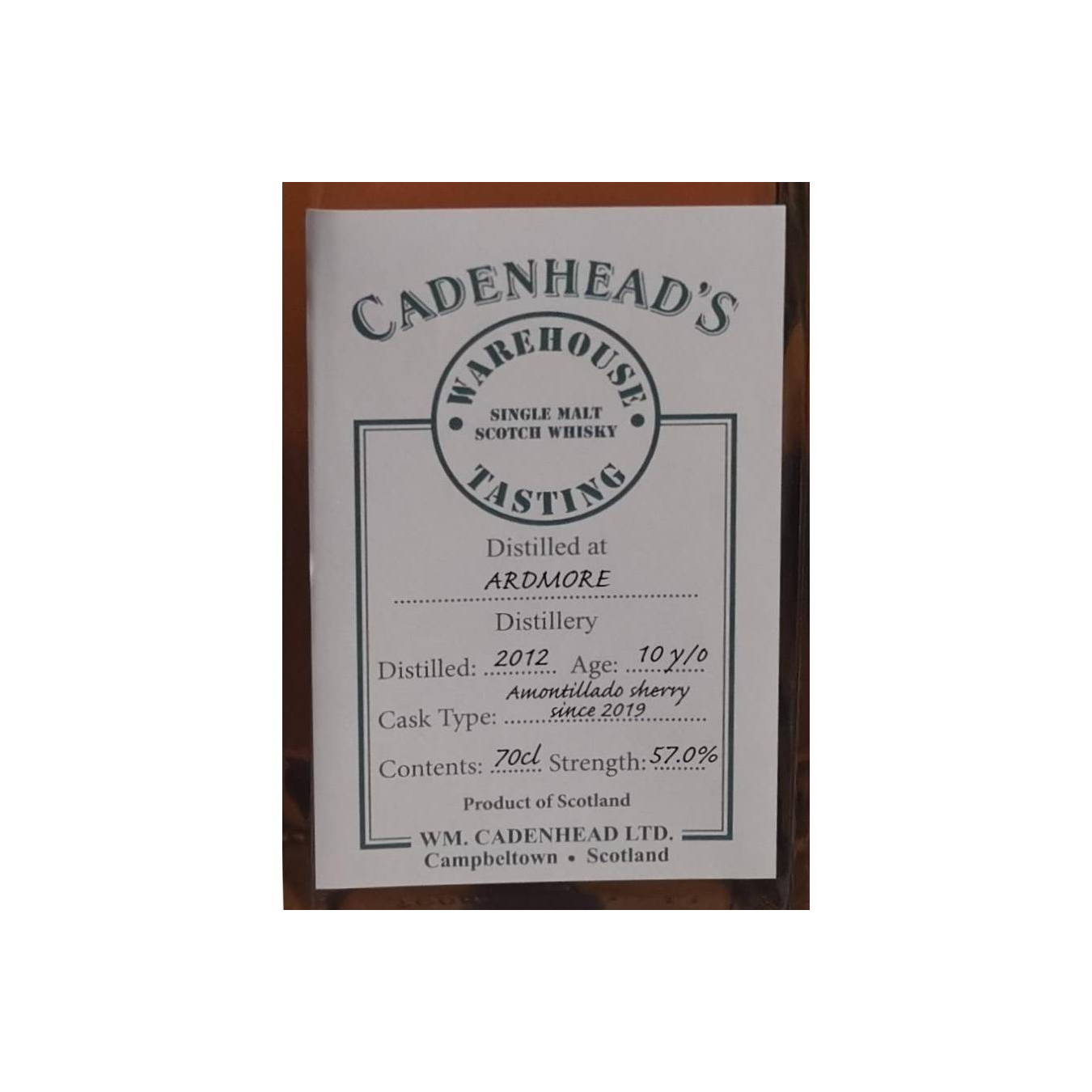 Ardmore 2012 10 Years Single Malt Whisky