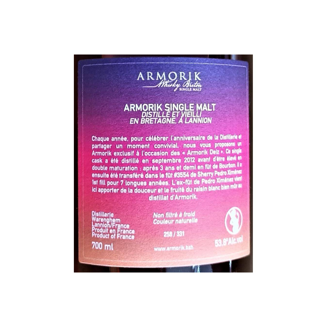 Armorik 2012 10 Years Single Malt Whisky 2