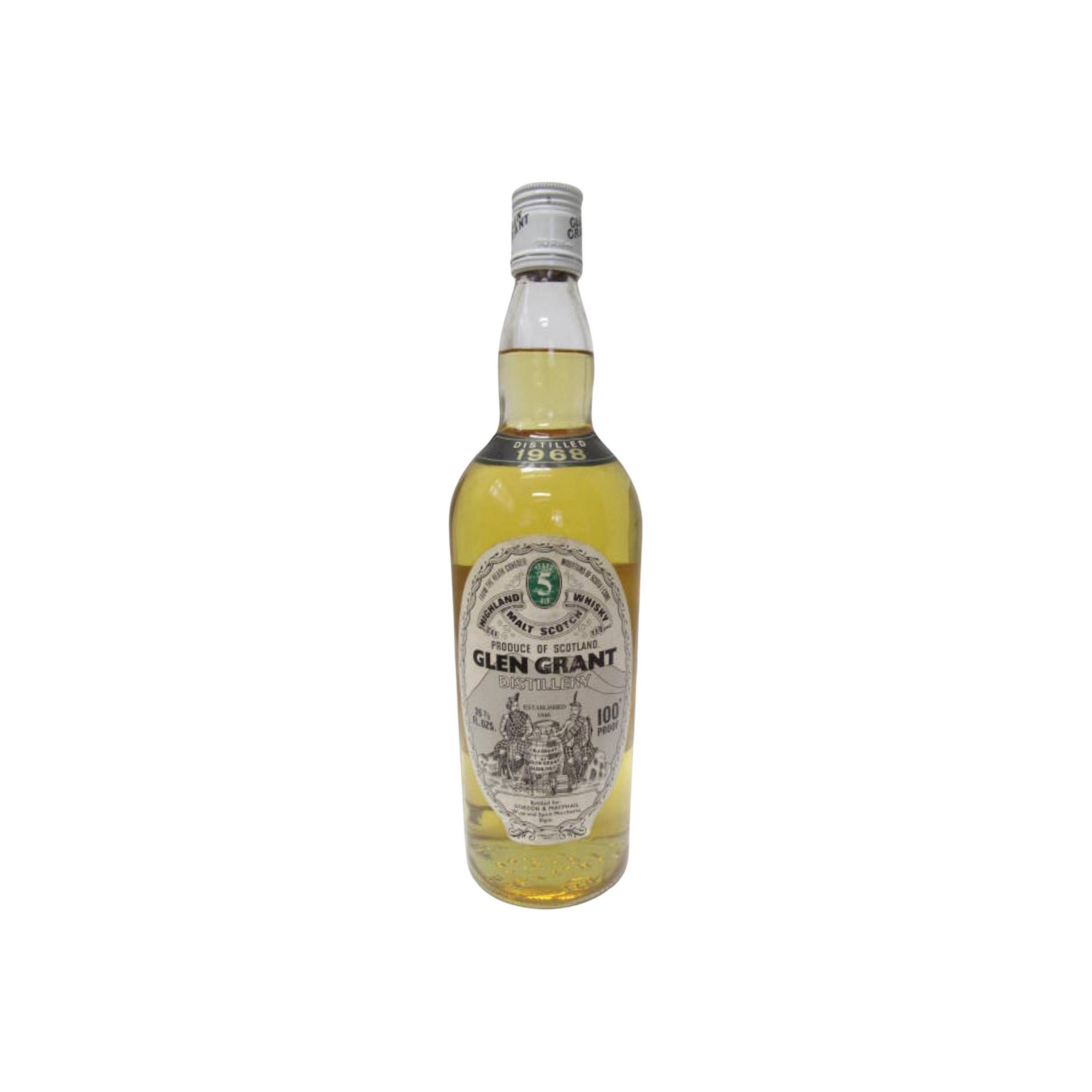 Glen Grant Licensed Bottling 1968 5 Years Single Malt Whisky