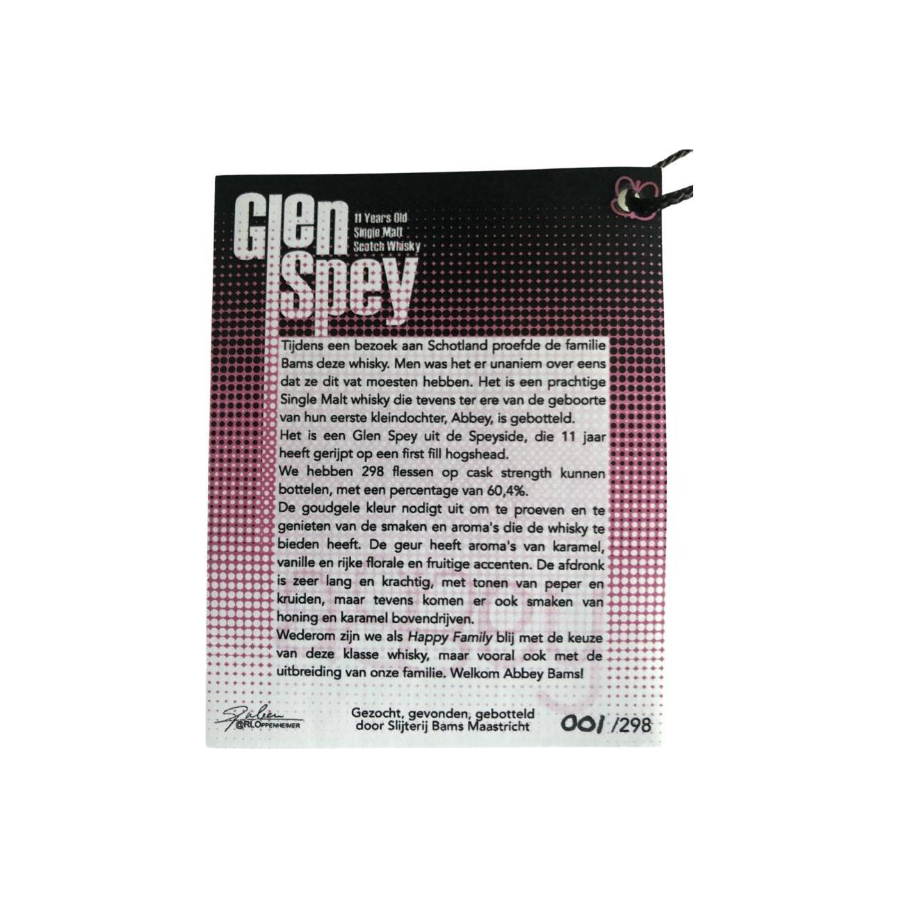 Glen Spey 11 Years Single Malt Whisky 3