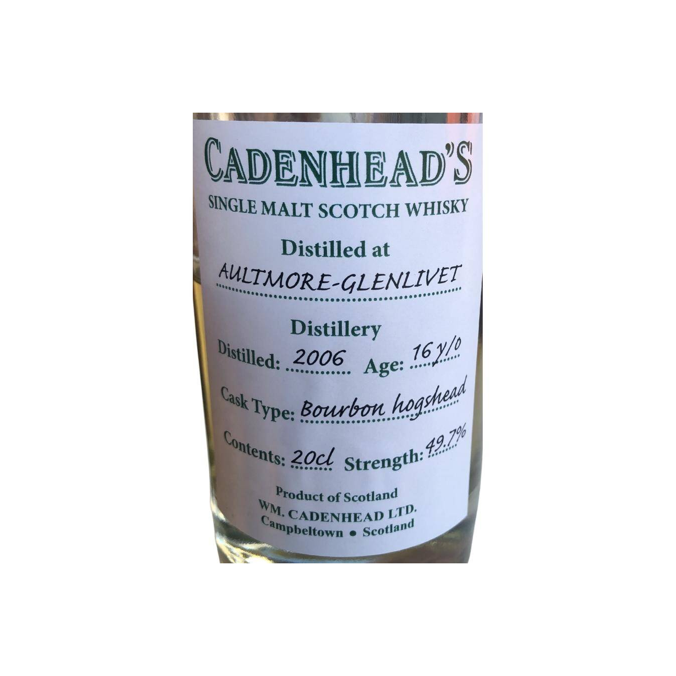 Aultmore 2006 16 Years Single Malt Whisky