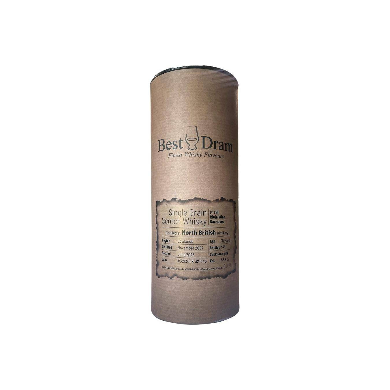 North British 2007 15 Years Single Grain Whisky 2
