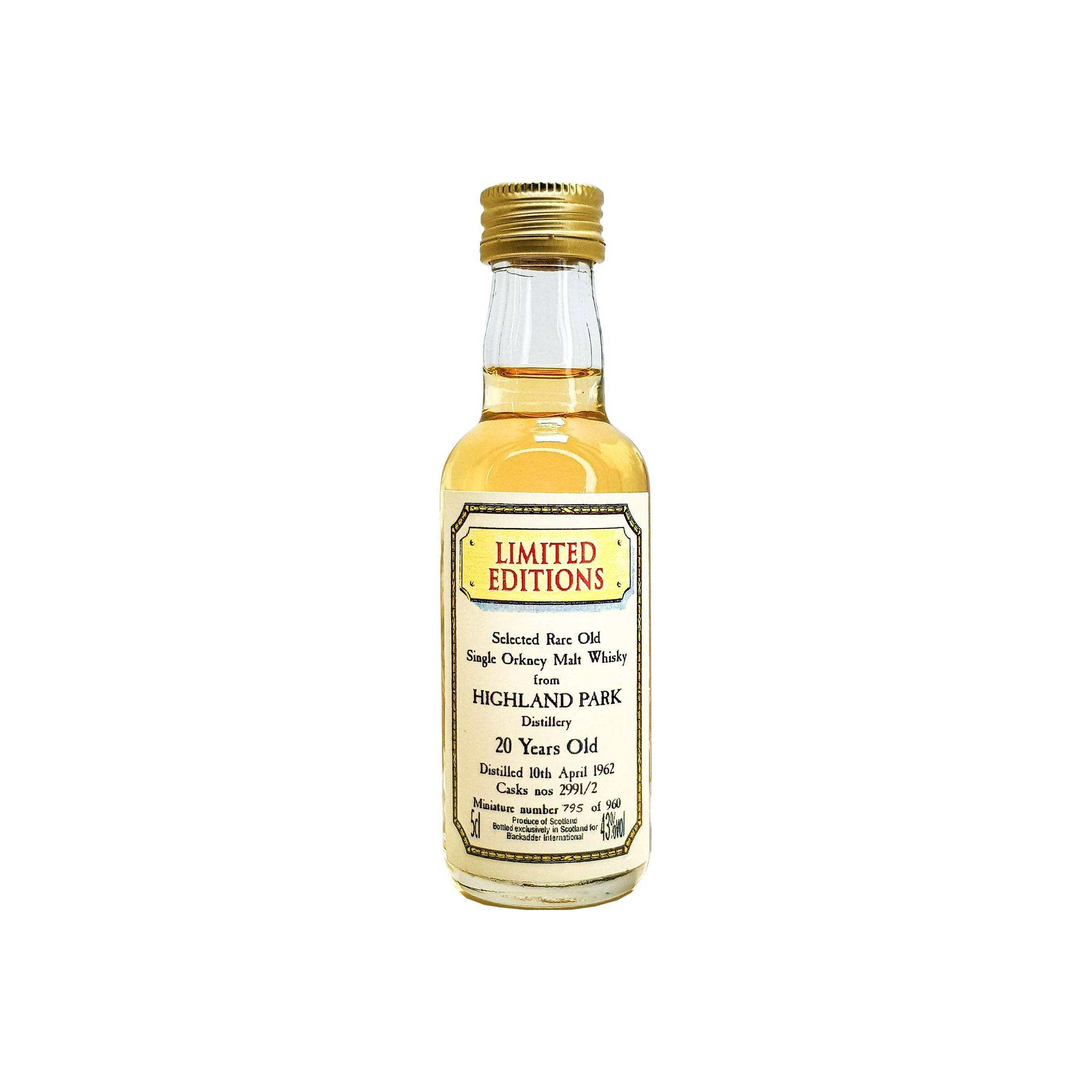 Highland Park 1962 20 Years Single Malt Whisky 2