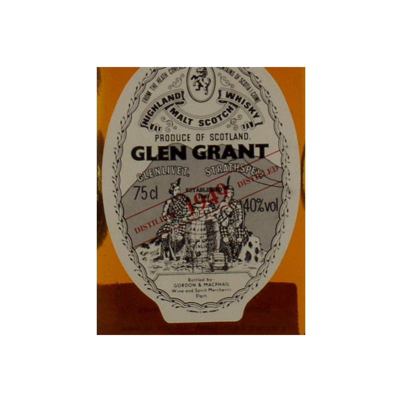 Glen Grant Licensed Bottling 1949 Single Malt Whisky