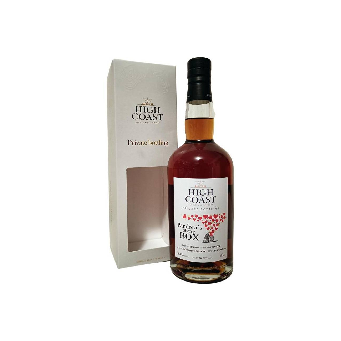 High Coast Private Bottling 2017 4 Years Single Malt Whisky 2