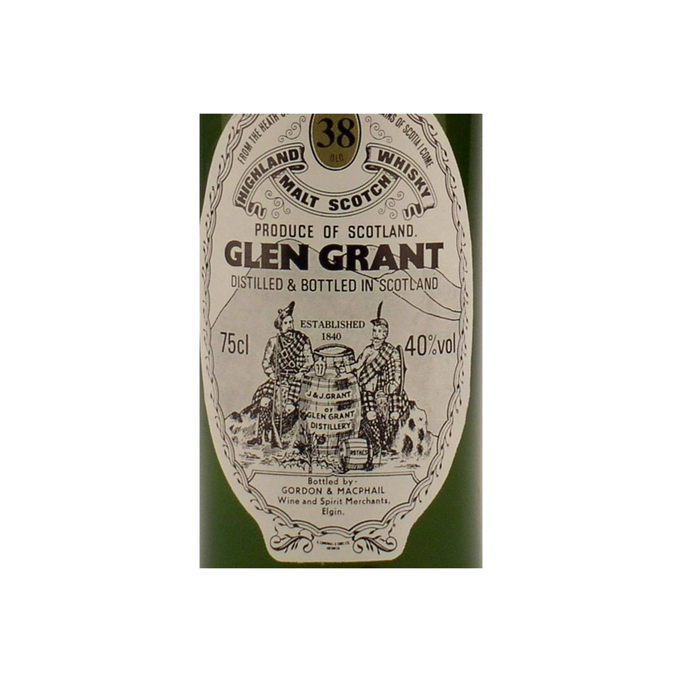 Glen Grant Licensed Bottling 38 Years Single Malt Whisky