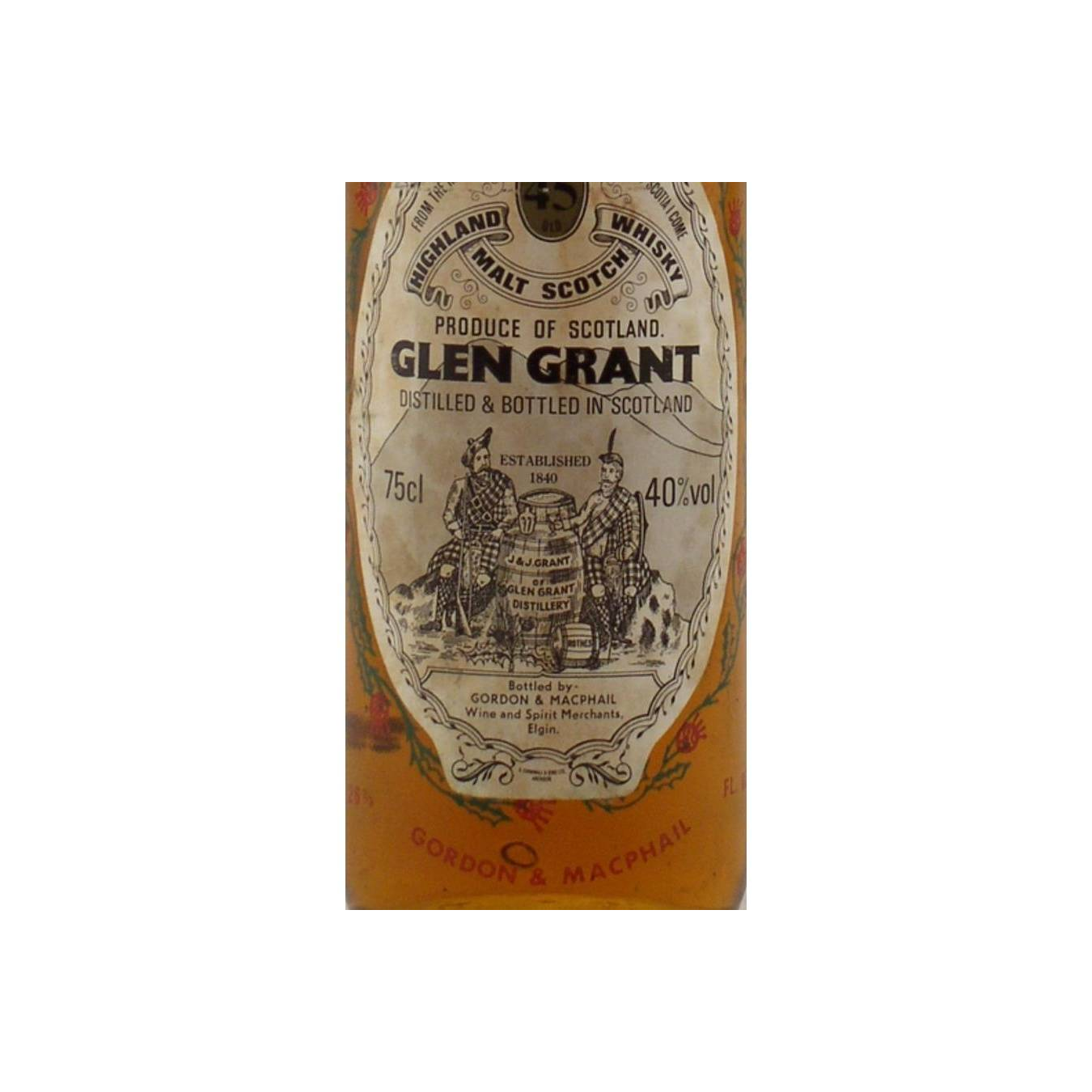 Glen Grant Licensed Bottling 45 Years Single Malt Whisky