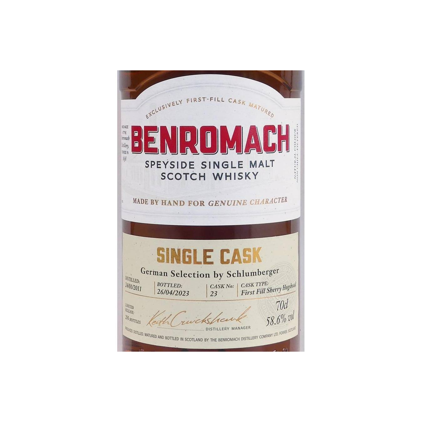 Benromach Single Cask 2011 Single Malt Whisky 2