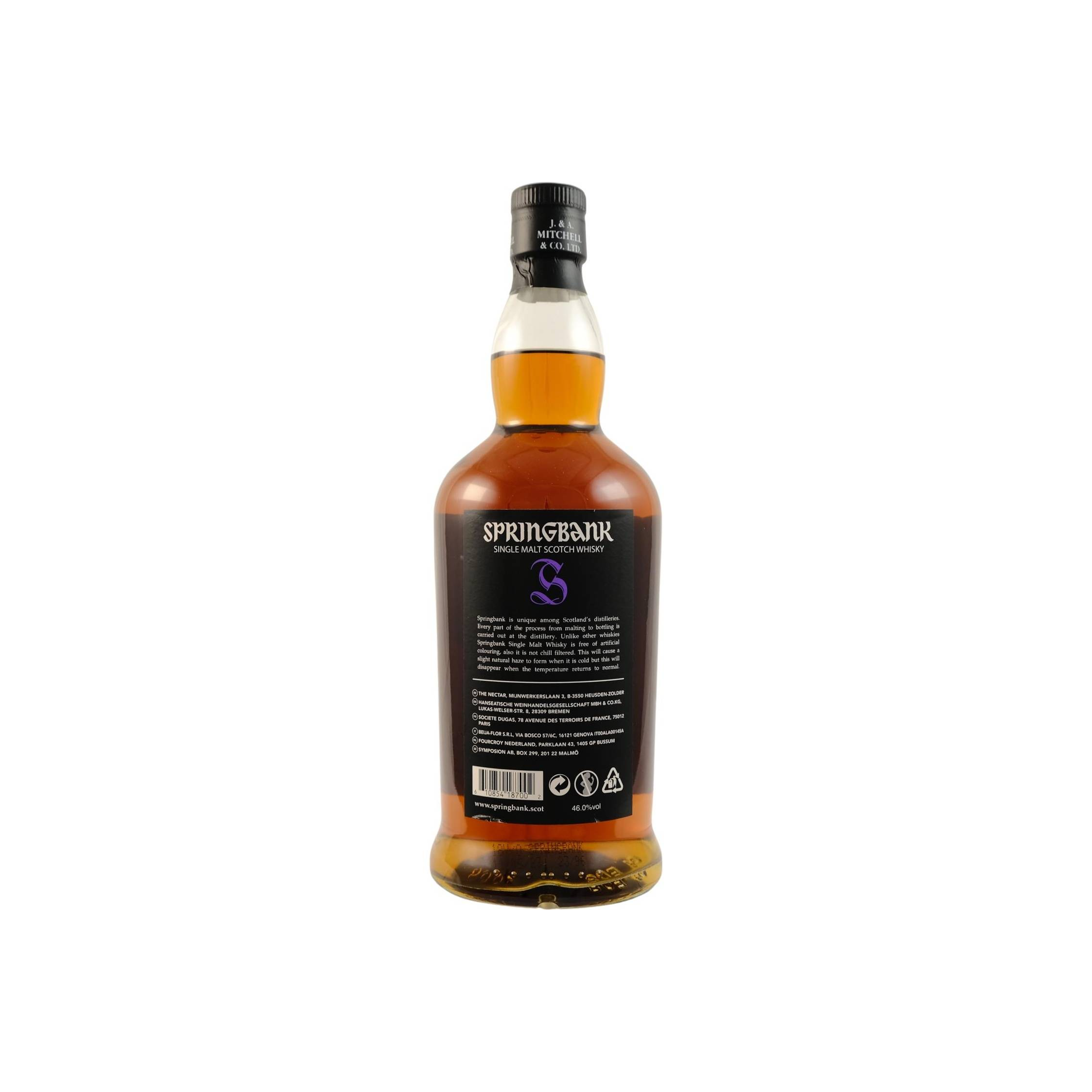 Springbank 18 Years Single Malt Whisky 2