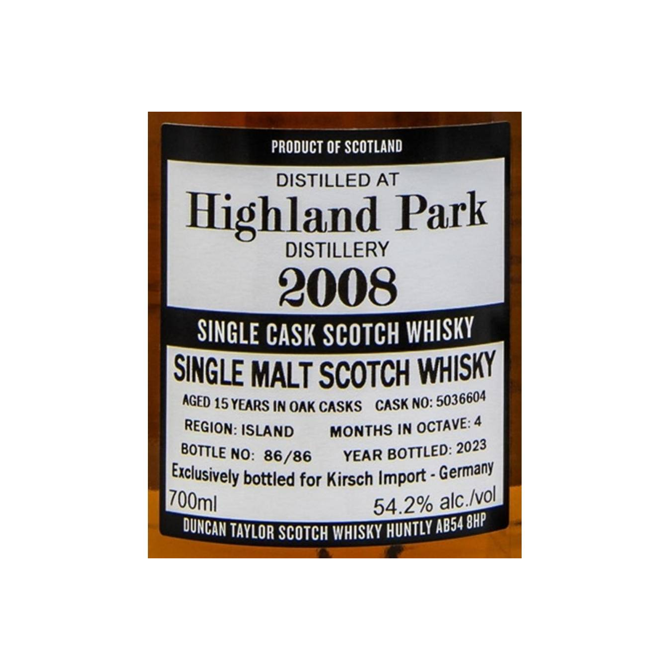 Highland Park The Octave 2008 15 Years Single Malt Whisky 3