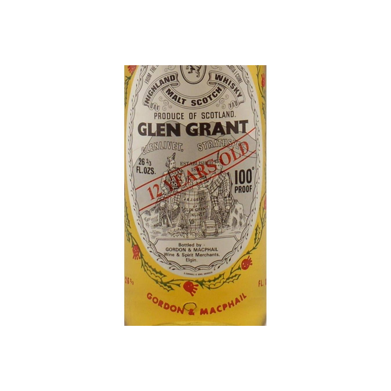 Glen Grant Licensed Bottling 12 Years Single Malt Whisky