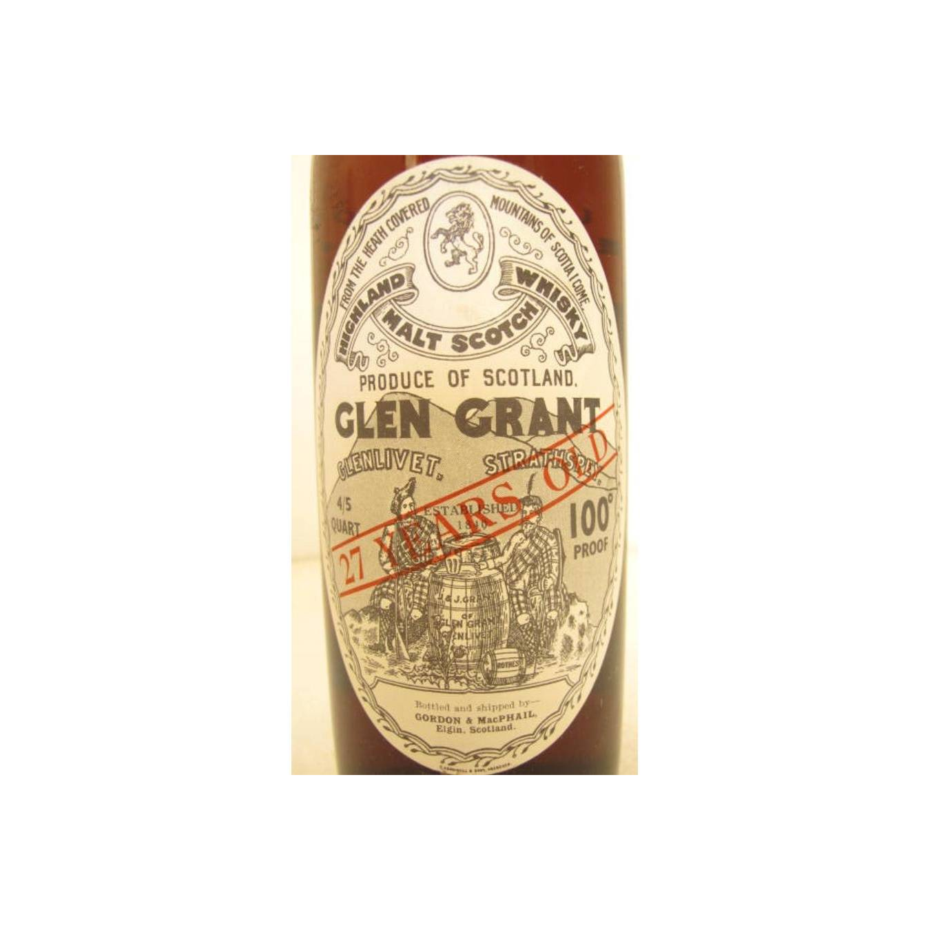 Glen Grant Licensed Bottling 27 Years Single Malt Whisky 2