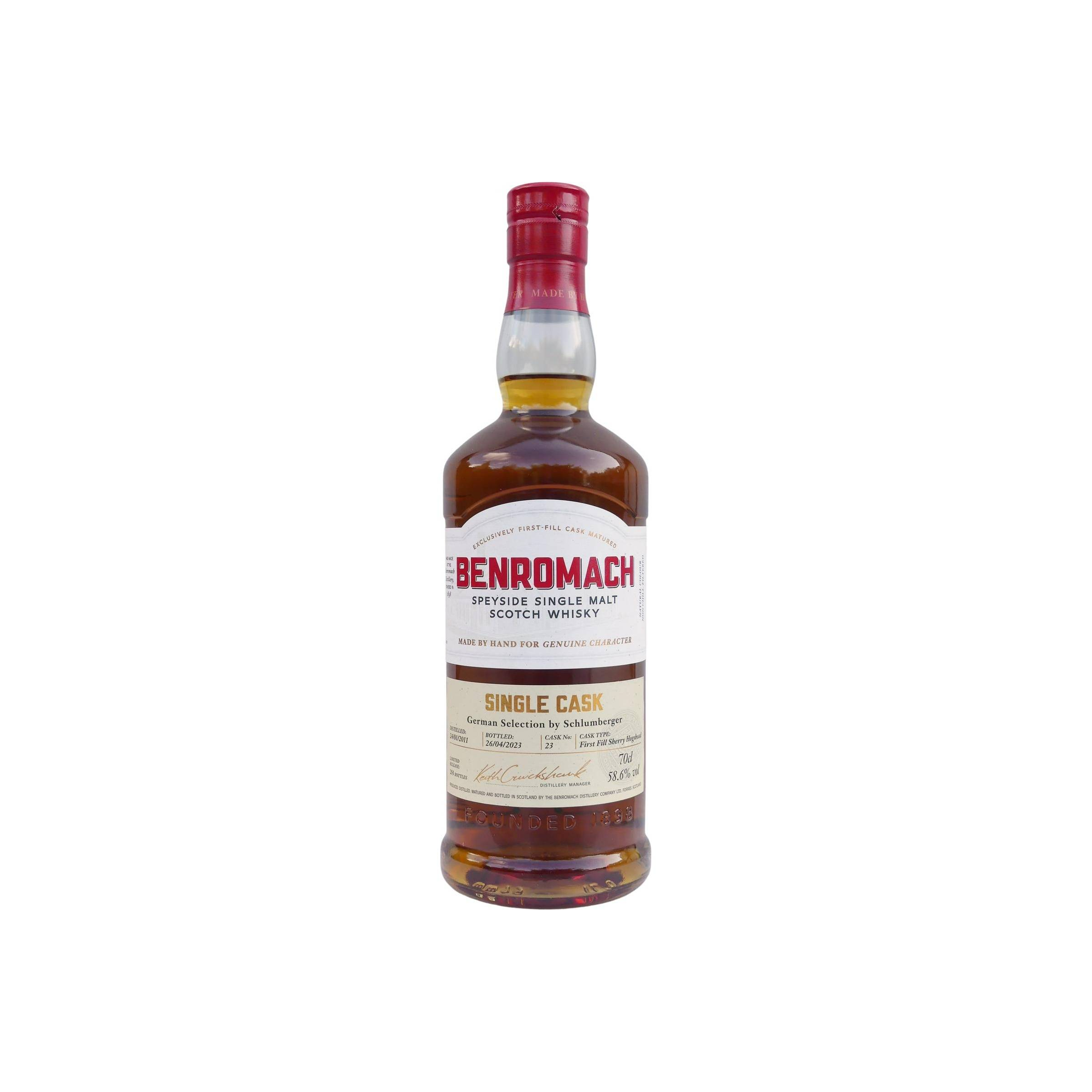 Benromach Single Cask 2011 Single Malt Whisky
