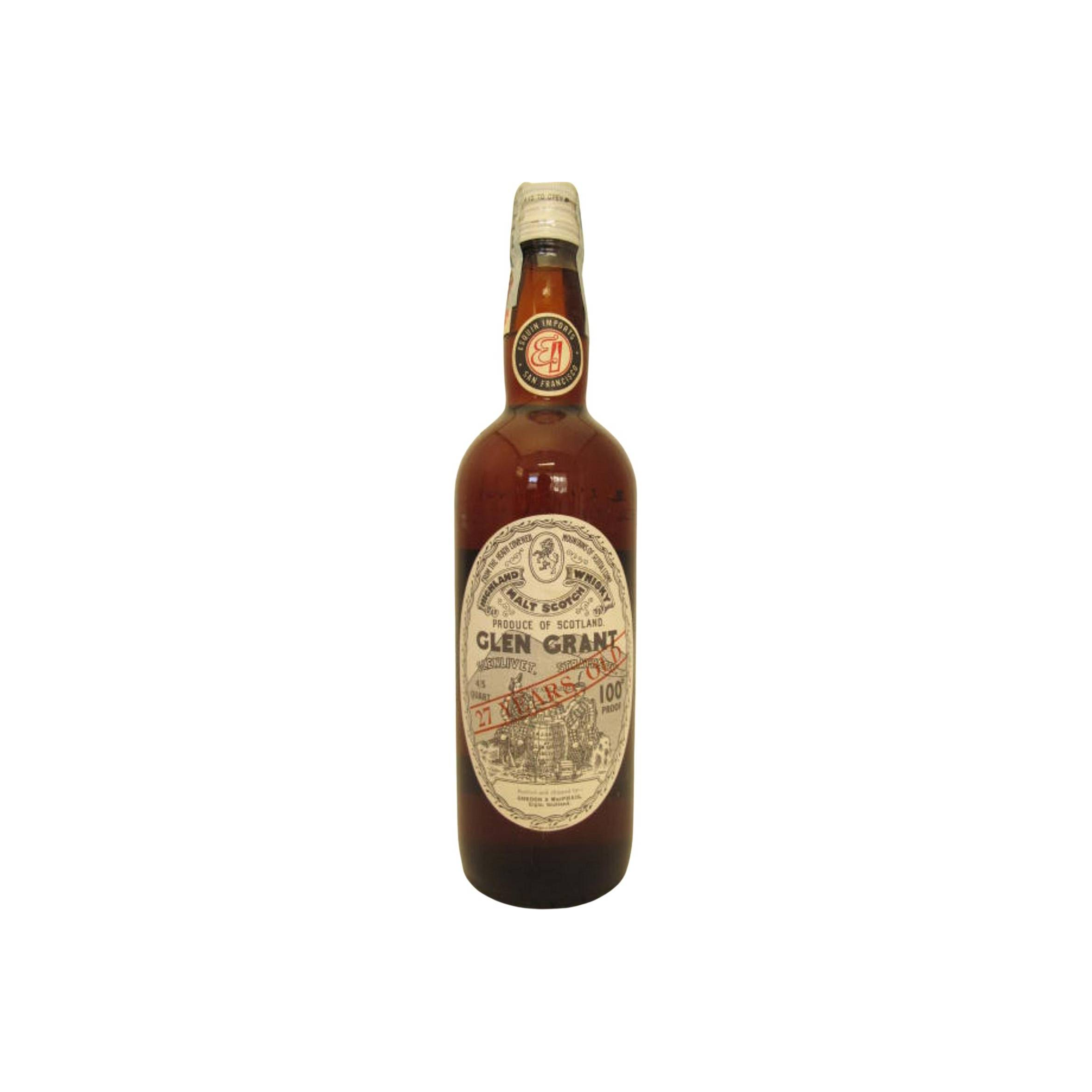 Glen Grant Licensed Bottling 27 Years Single Malt Whisky