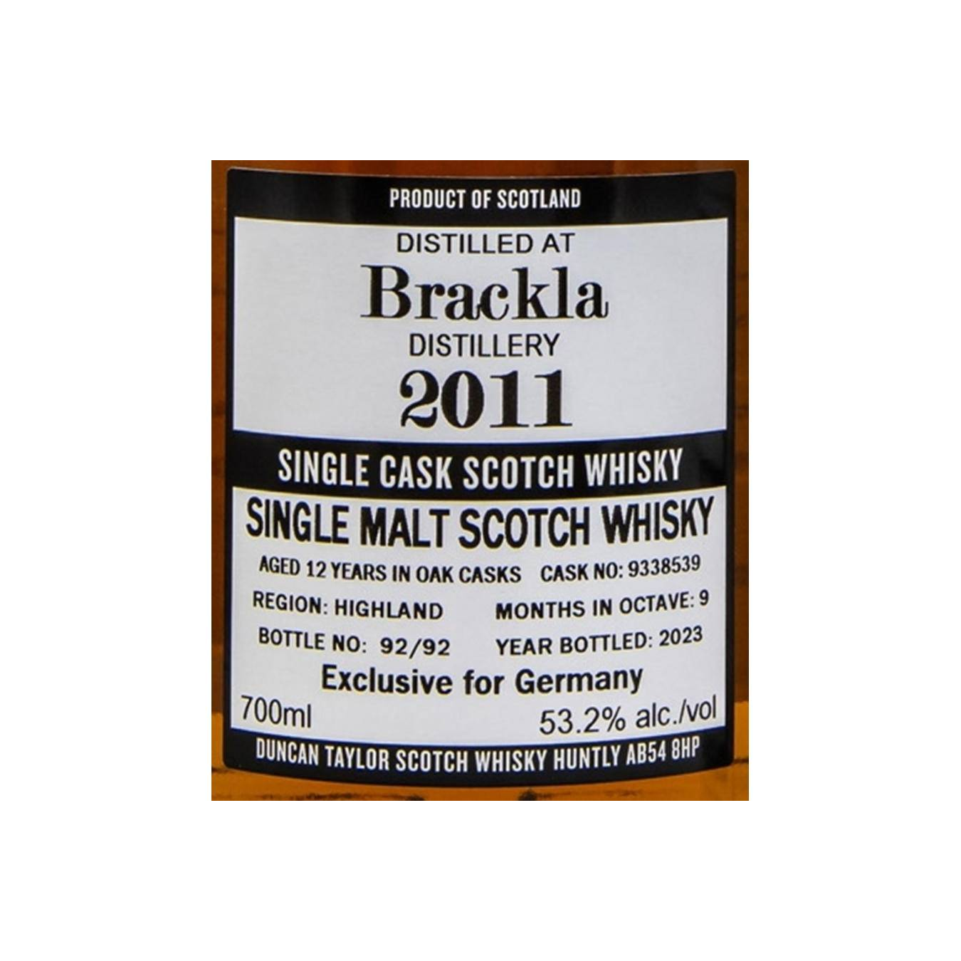 Royal Brackla The Octave 2011 12 Years Single Malt Whisky 3