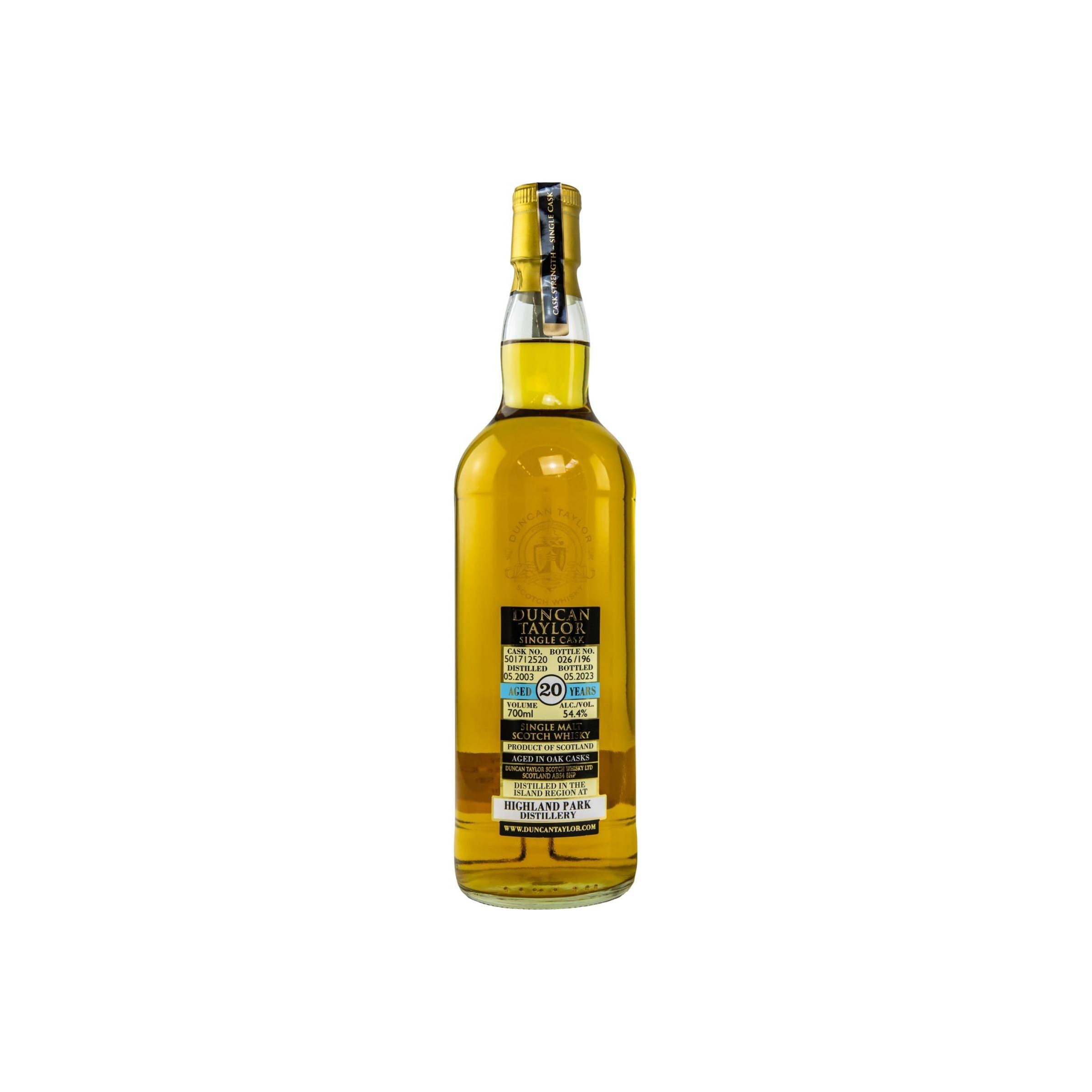 Highland Park Single Cask 2003 20 Years Single Malt Whisky