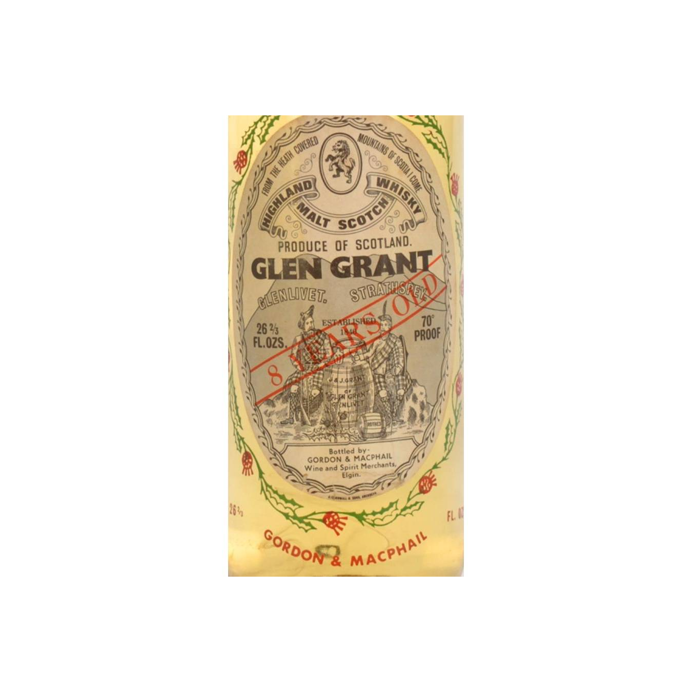 Glen Grant Licensed Bottling 8 Years Single Malt Whisky 2